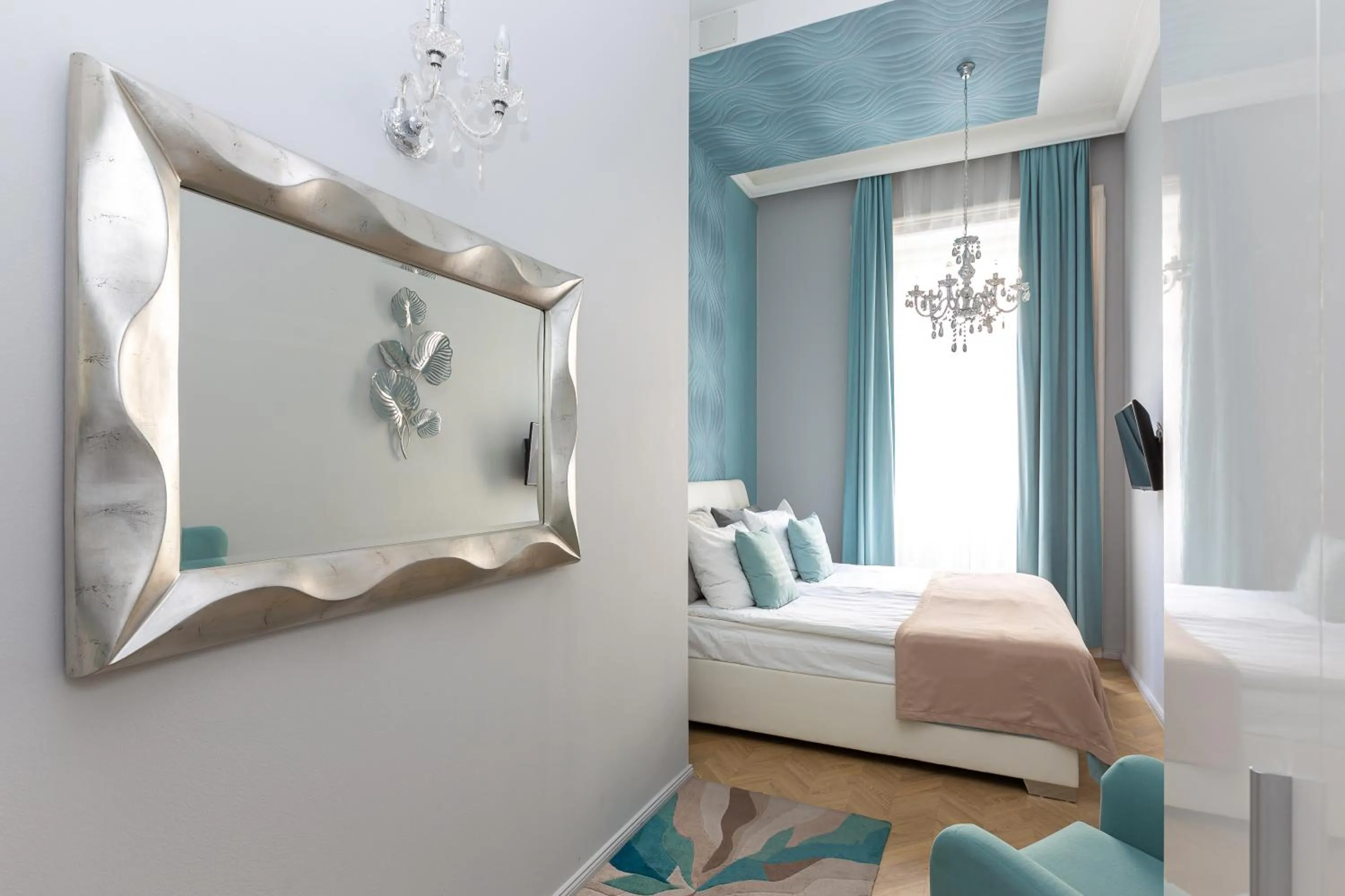 Bed in Butik Life Hotel & Apartments