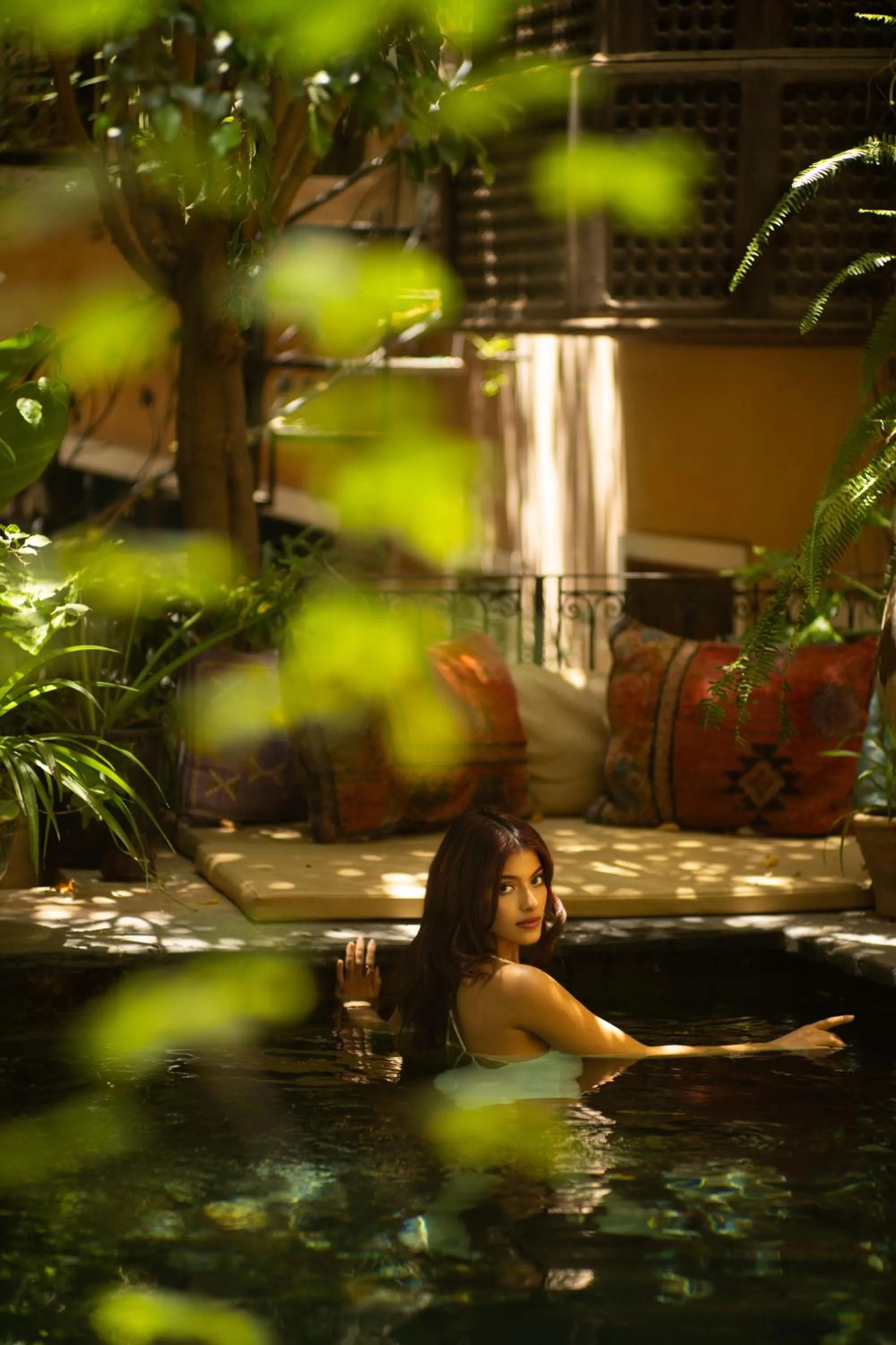 Garden in Riad Roxanne