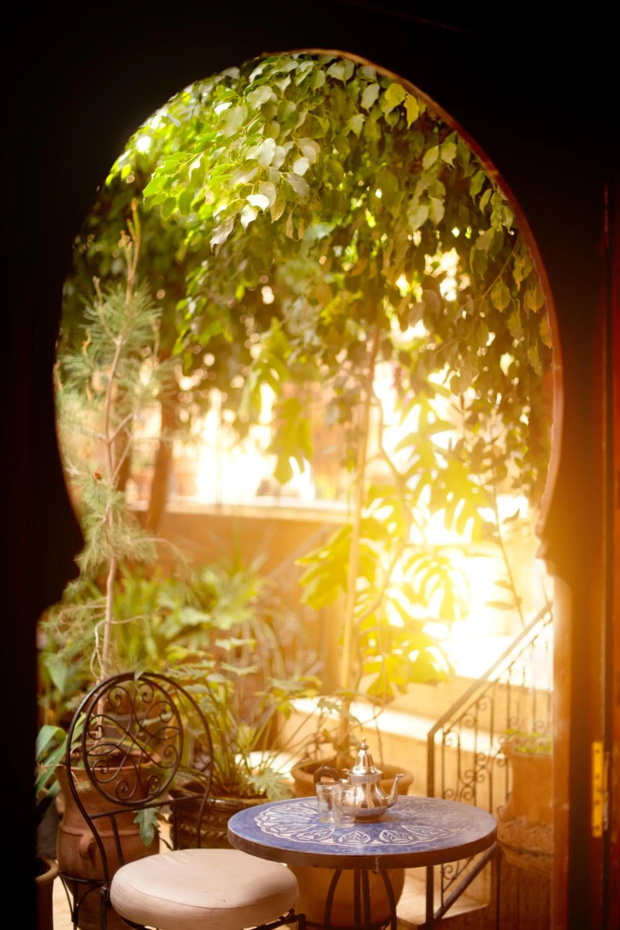 Patio in Riad Roxanne