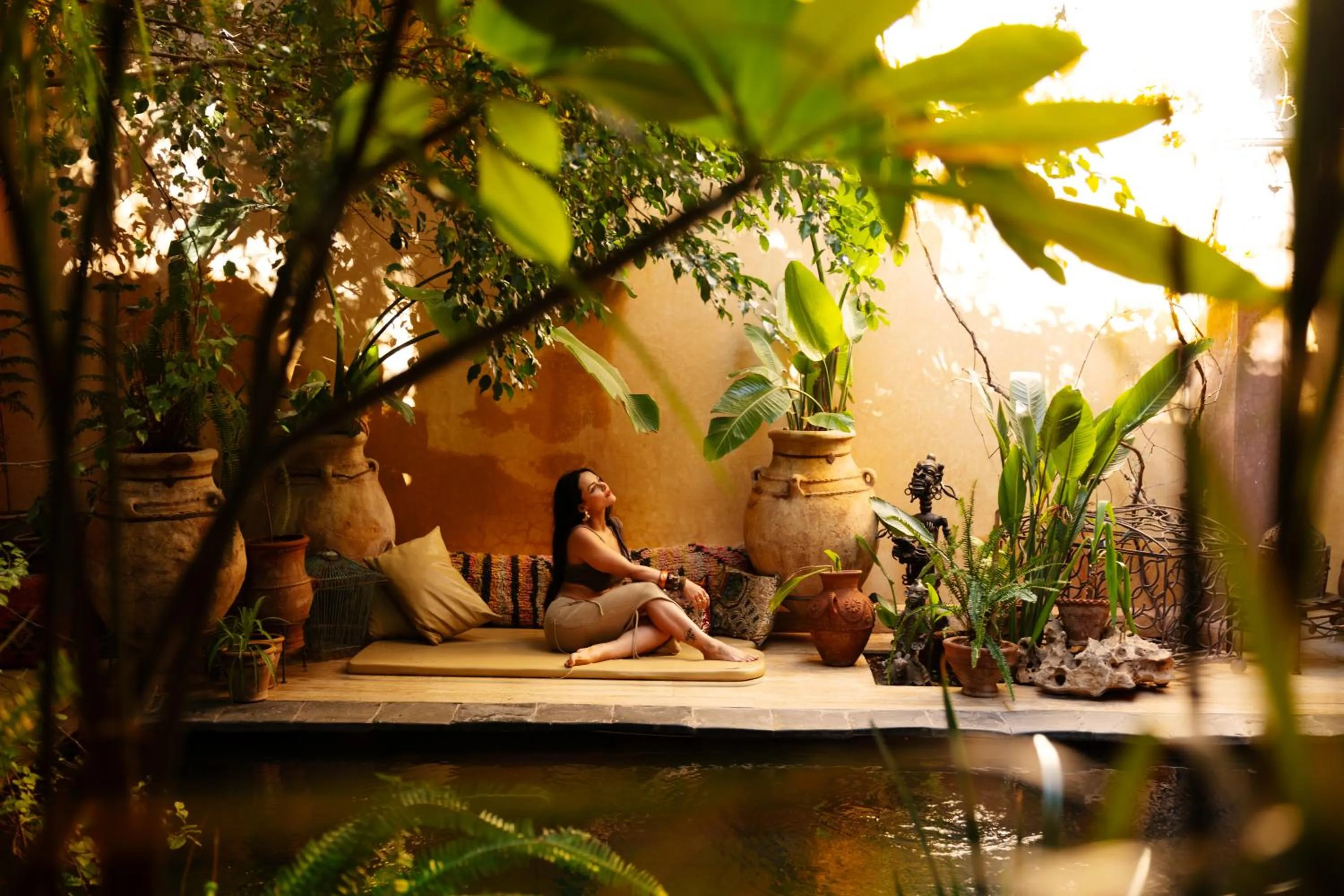 Garden in Riad Roxanne