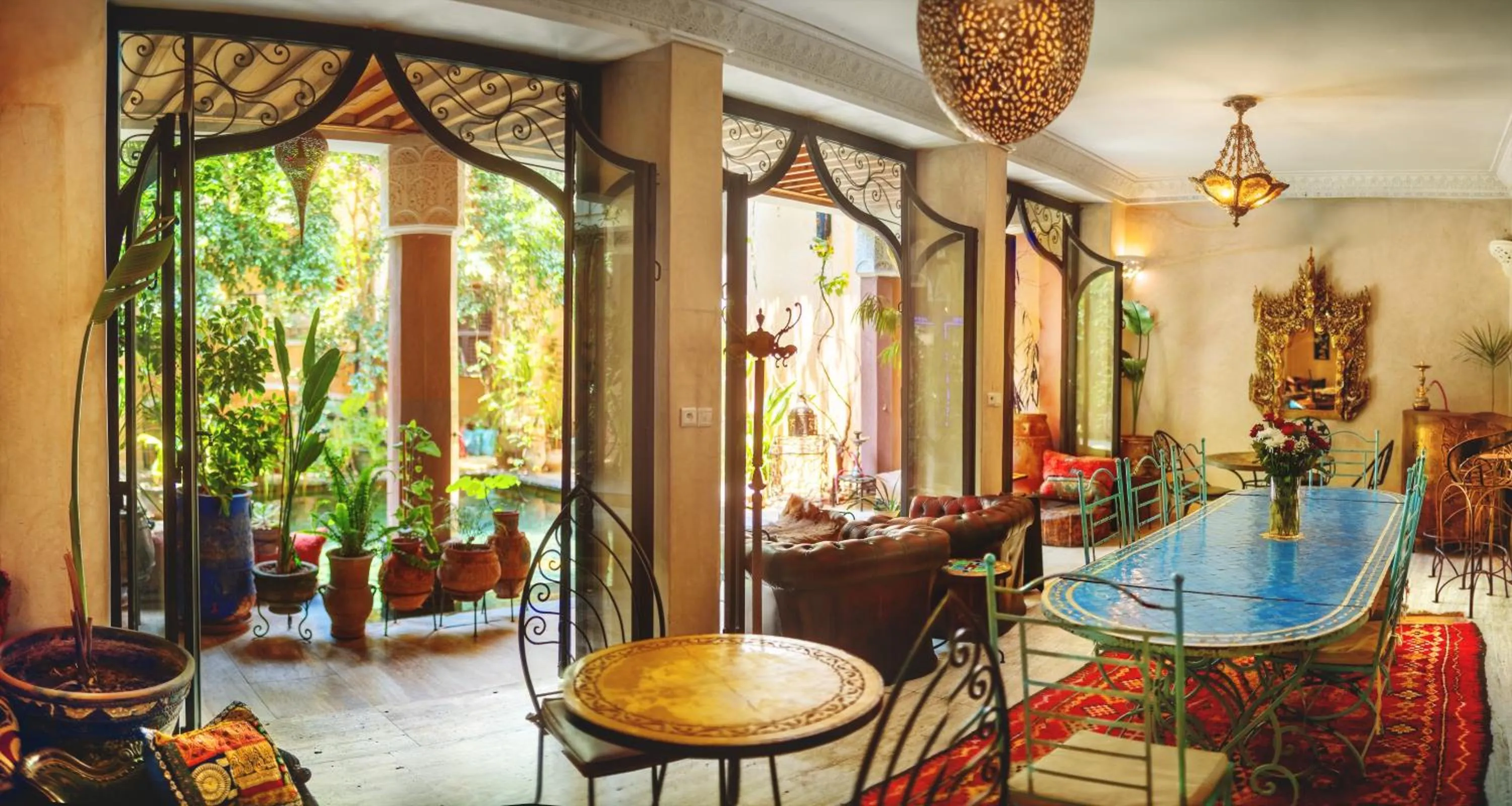 Garden in Riad Roxanne