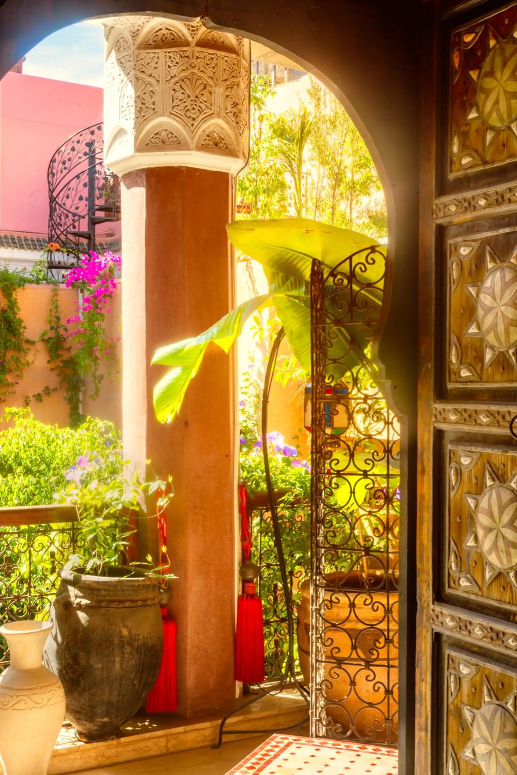 Balcony/Terrace in Riad Roxanne
