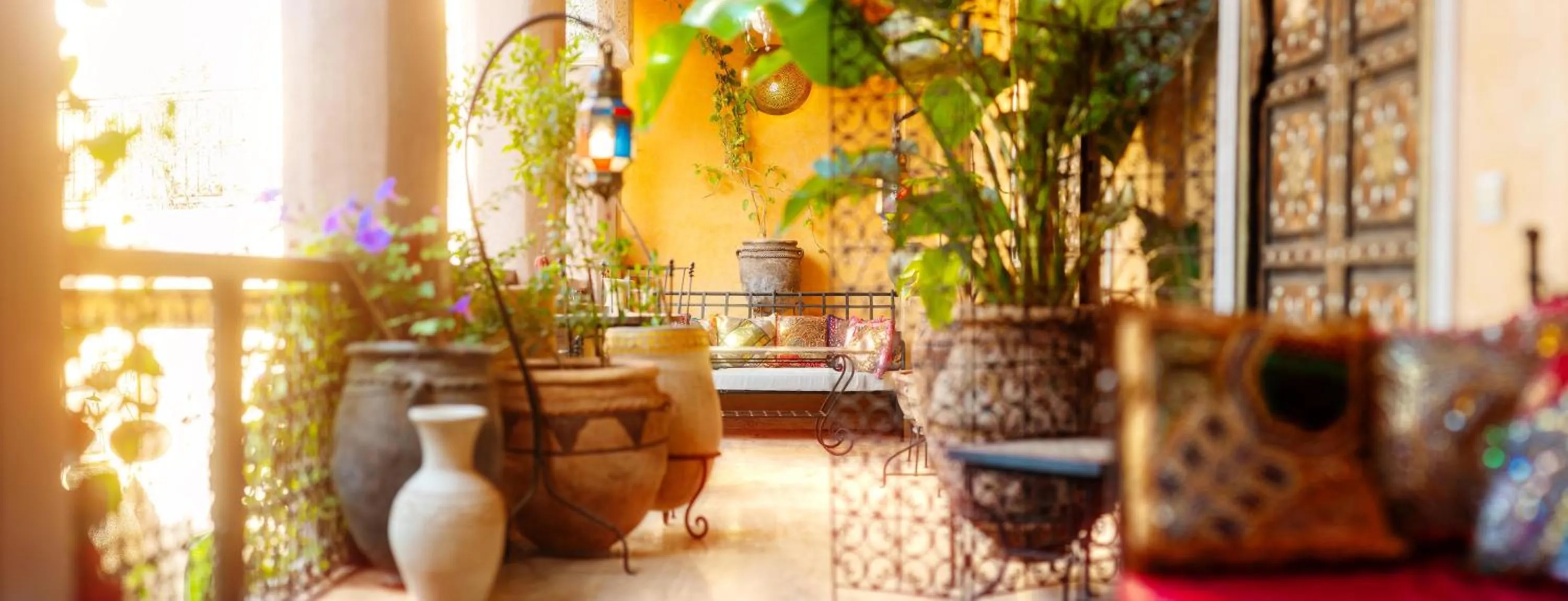 Patio in Riad Roxanne