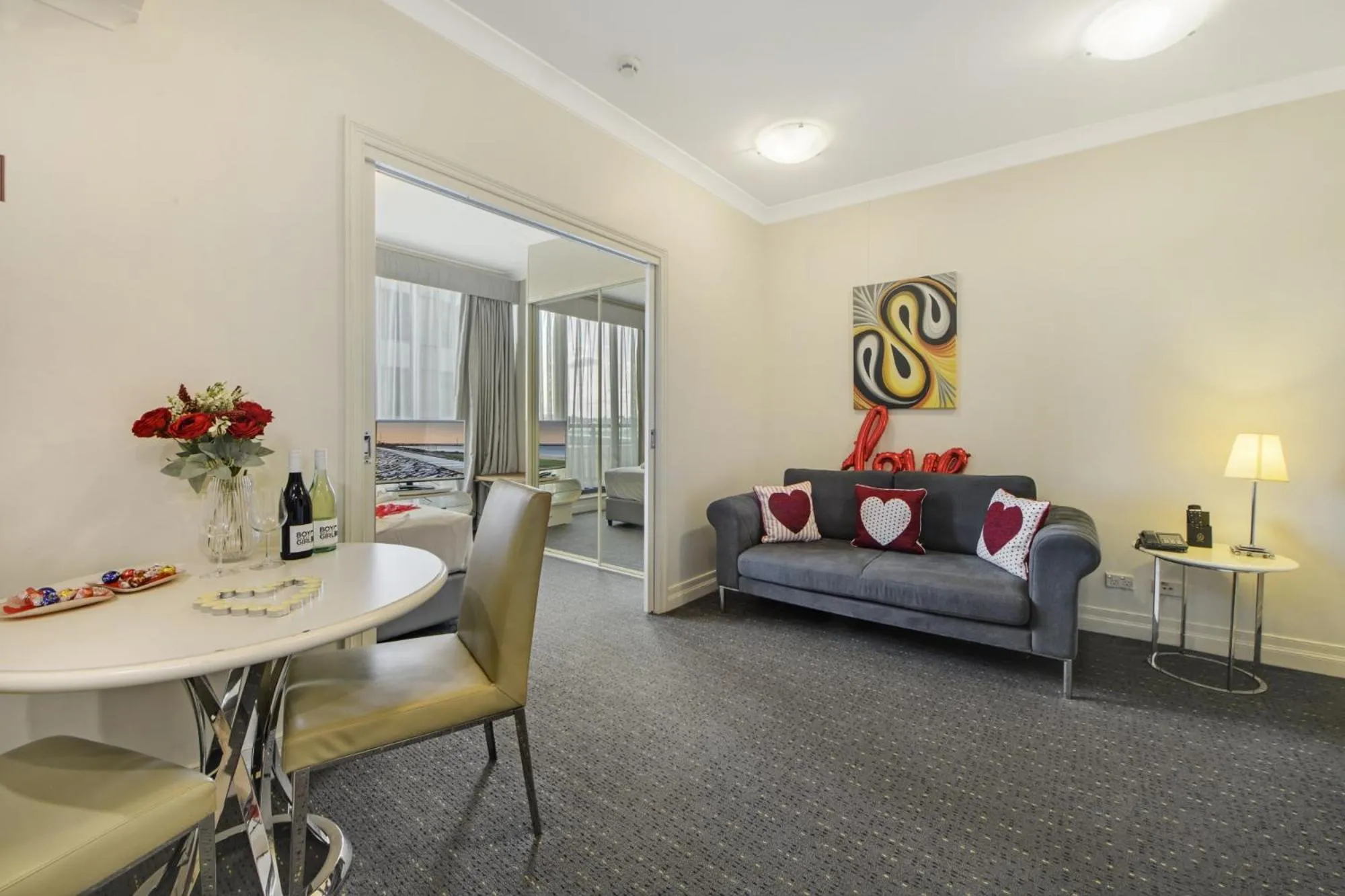 Living room in YEHS Hotel Sydney Harbour Suites