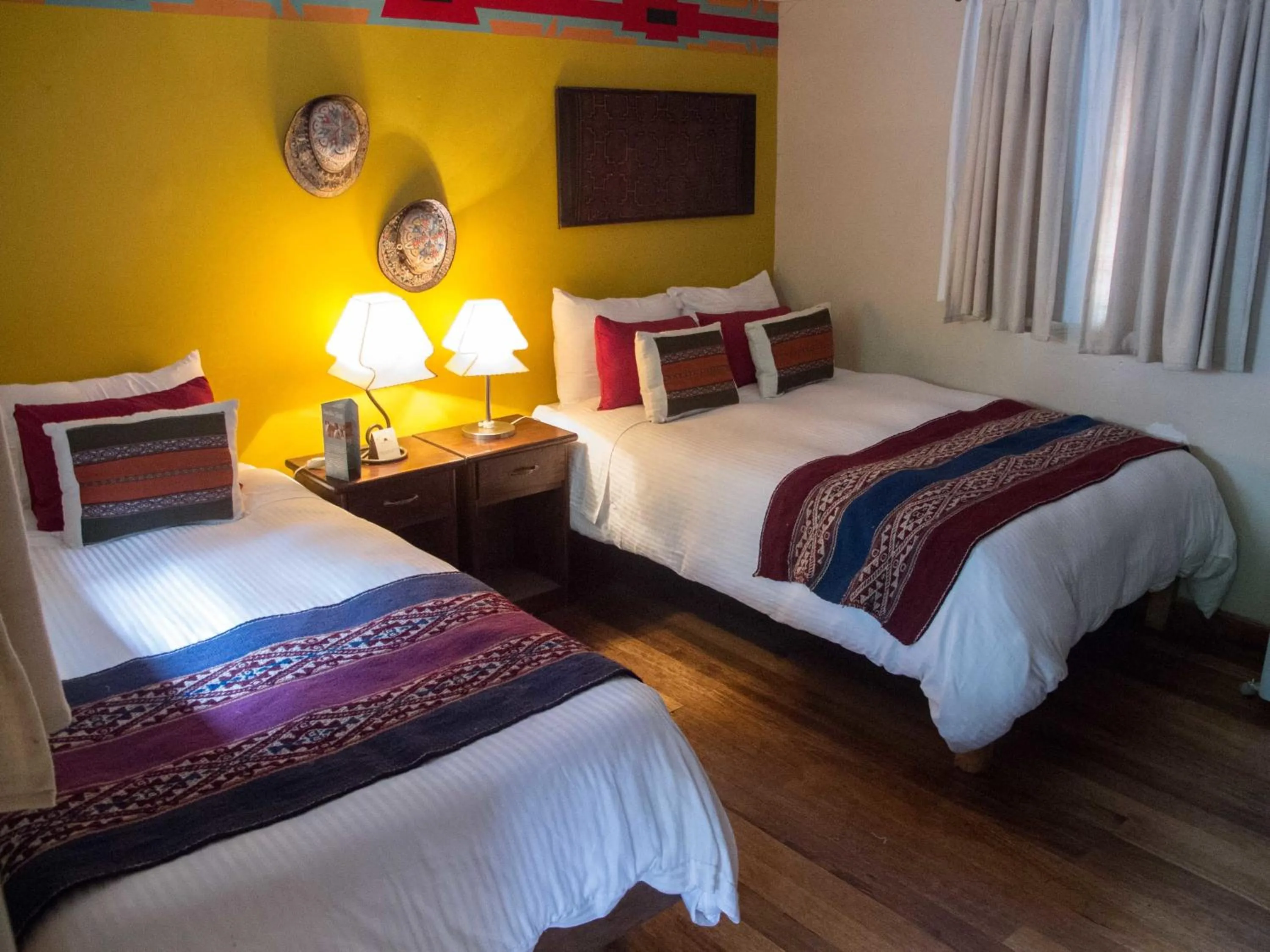 Bed in Pisac Inn