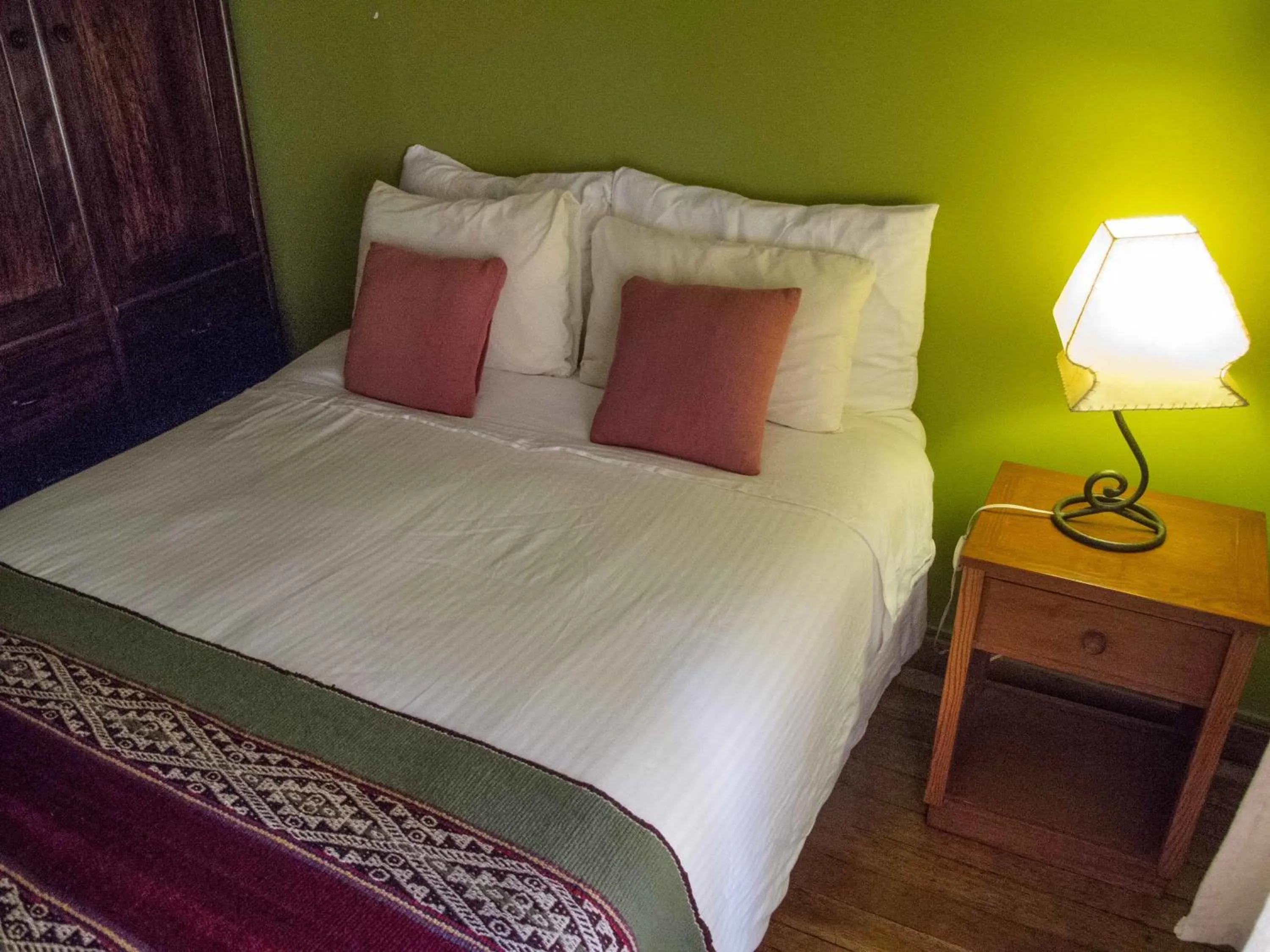 Bed in Pisac Inn