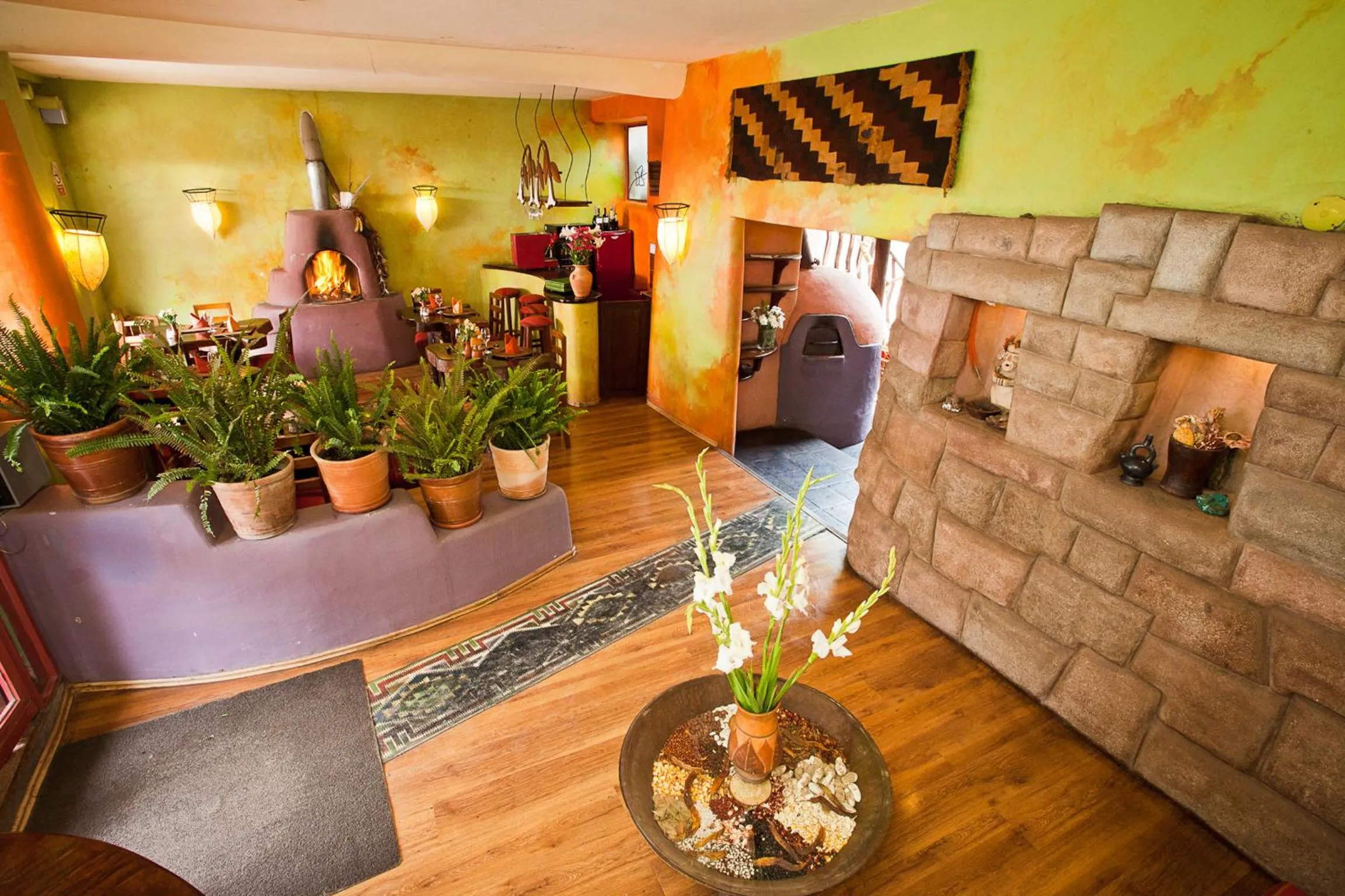 Lobby or reception in Pisac Inn