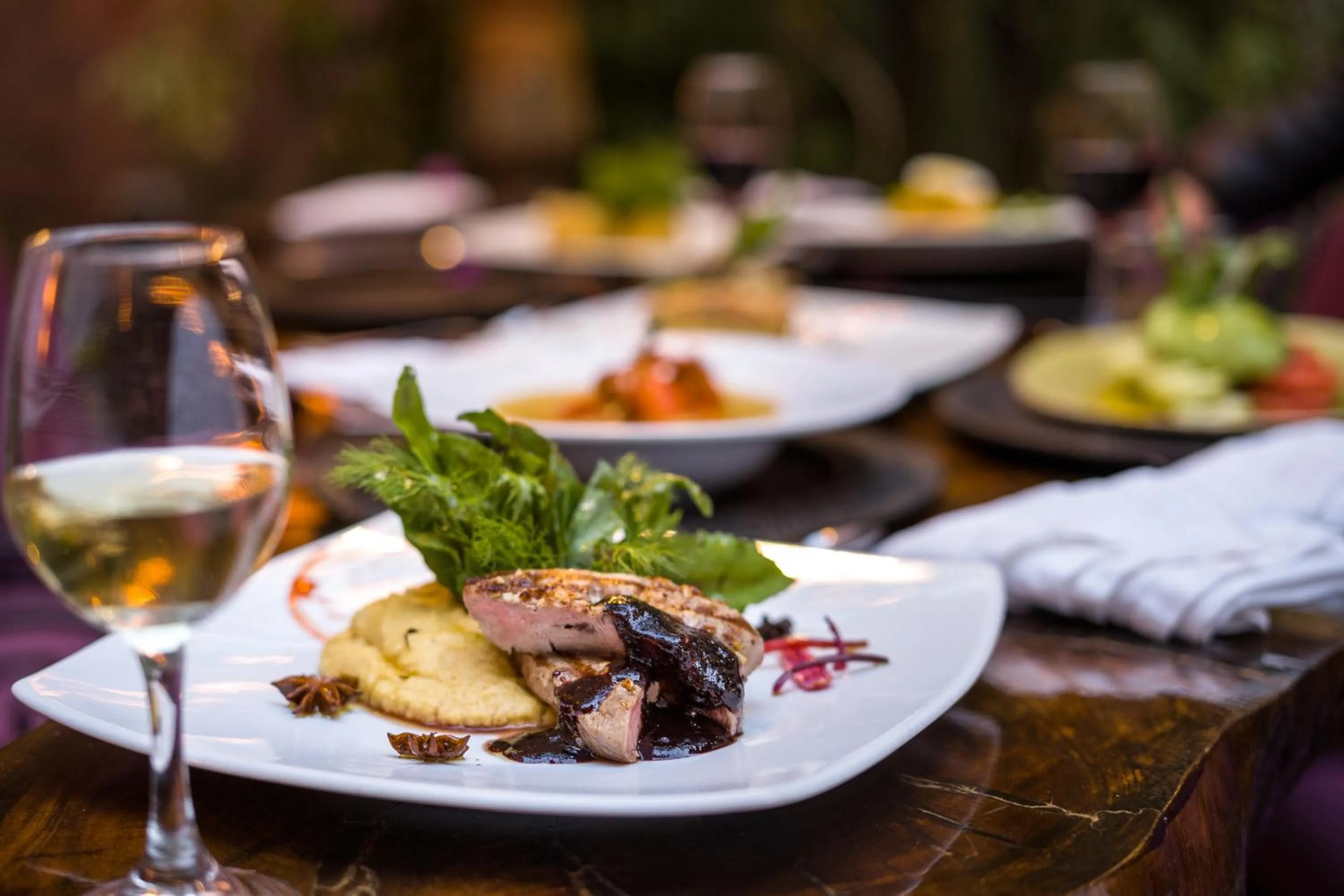 Food and drinks in Pisac Inn