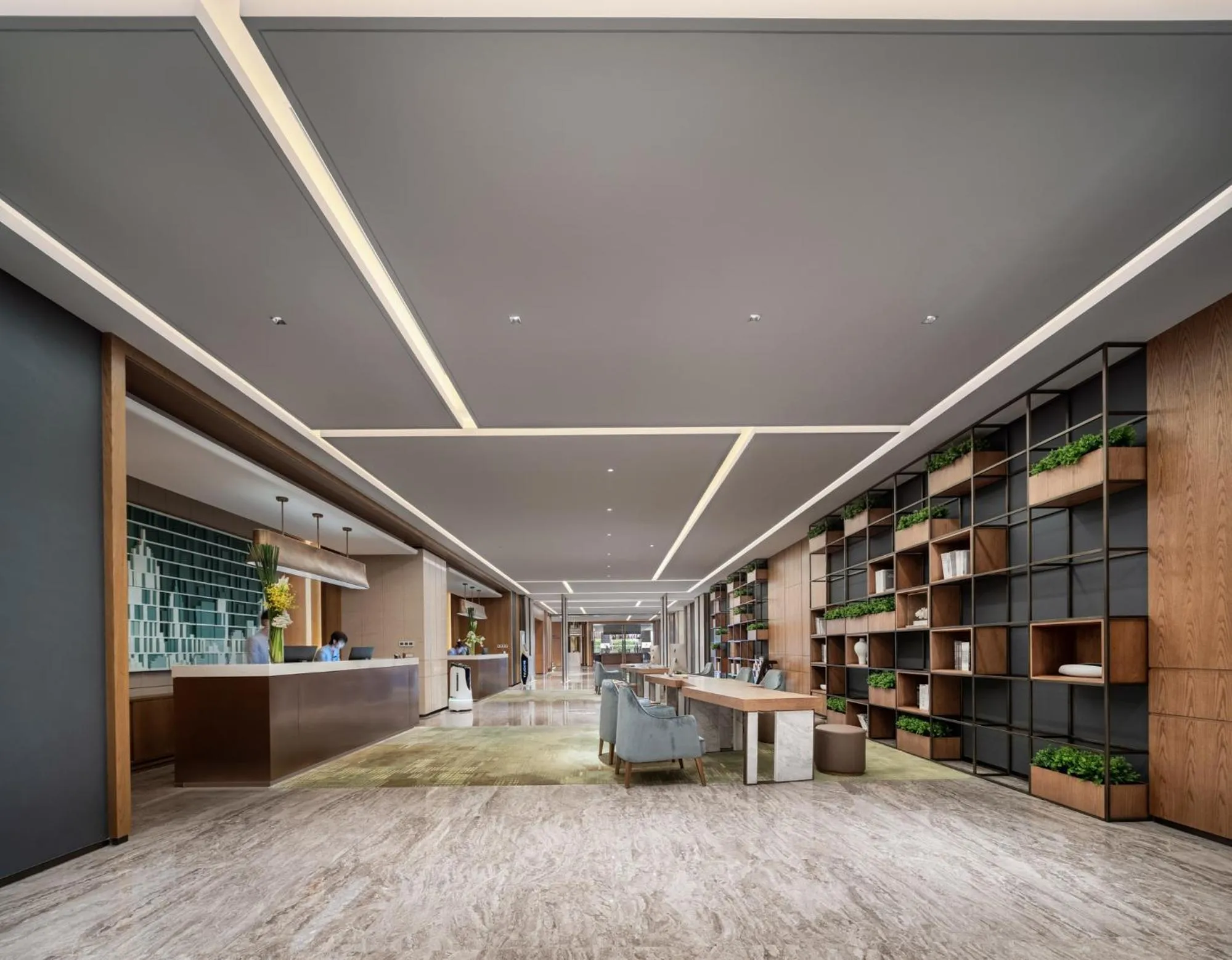 Lobby or reception in Genpla Hotel Shenzhen Nanshan