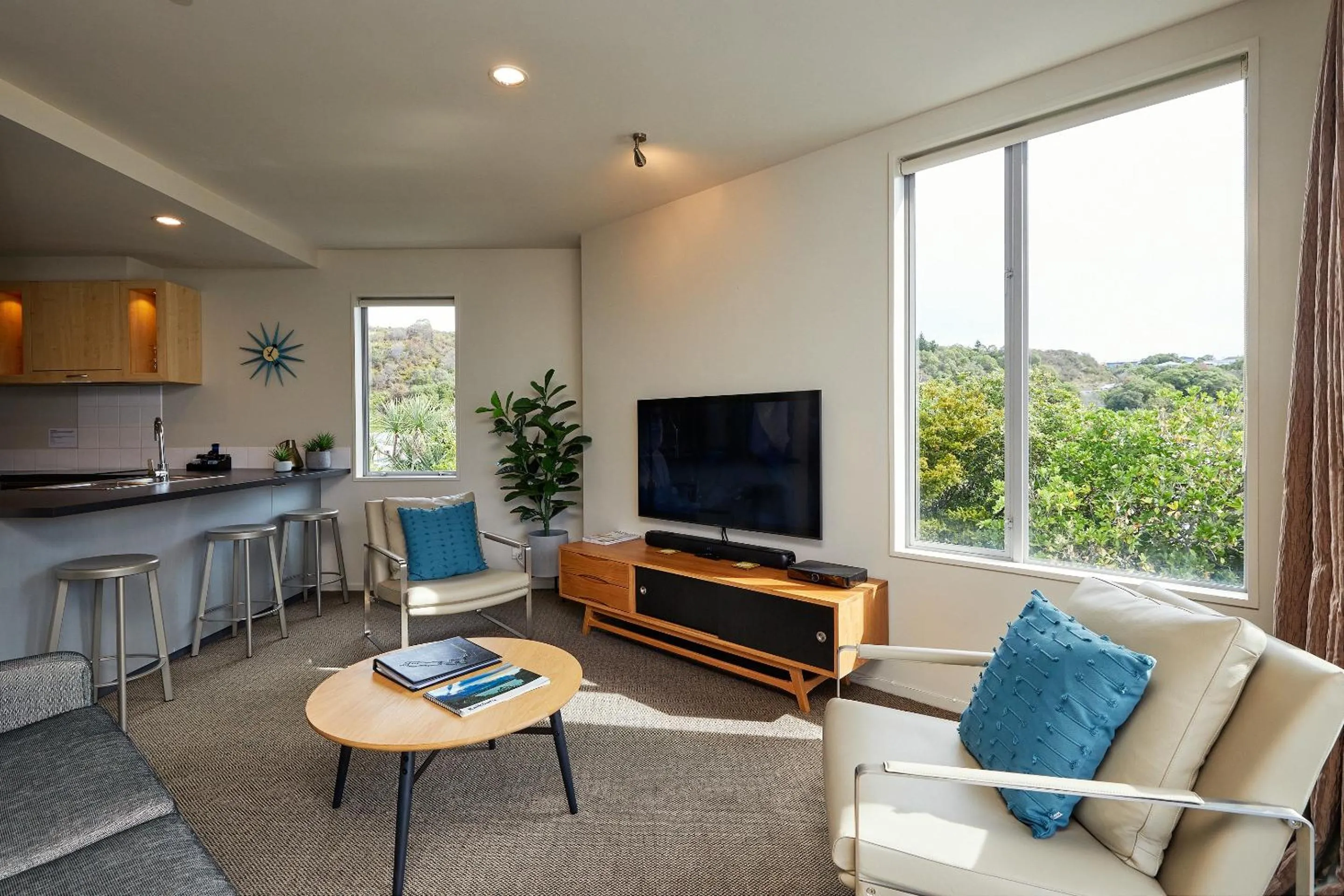 Living room in Kaikoura Luxury Apartments - Formerly Waves Luxury Apartments