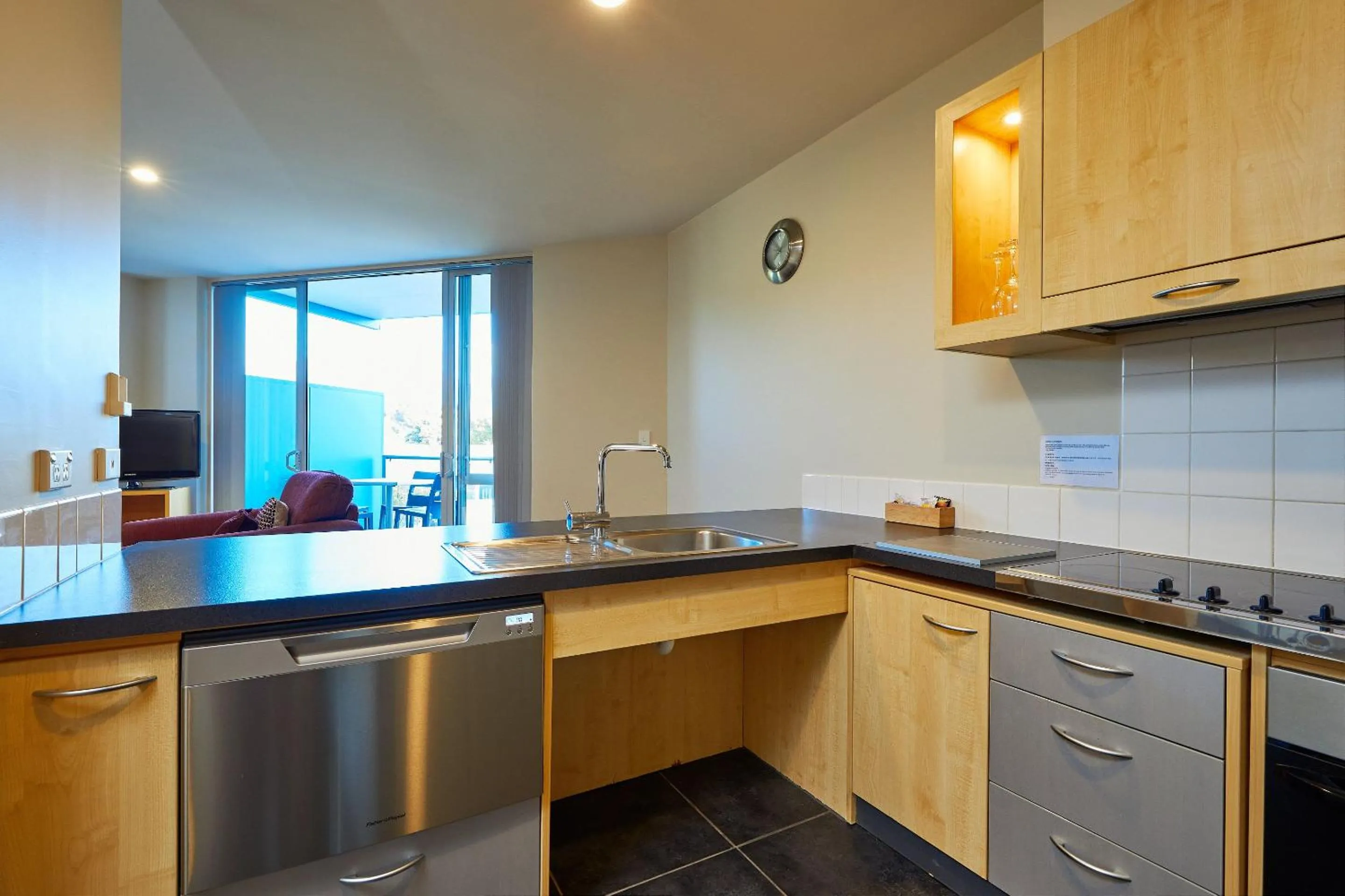 Kitchen or kitchenette in Kaikoura Luxury Apartments - Formerly Waves Luxury Apartments