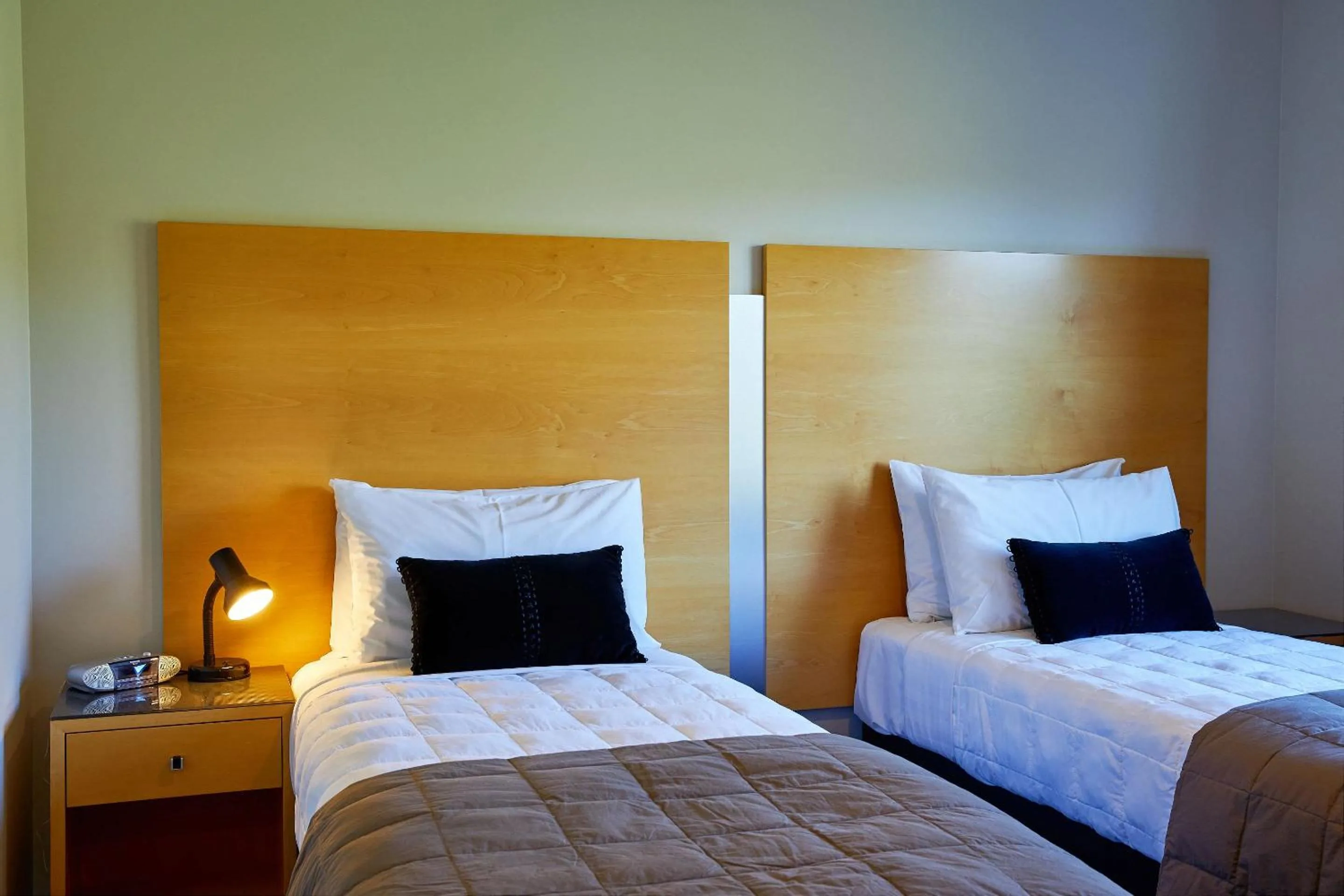 Bedroom, Bed in Kaikoura Luxury Apartments - Formerly Waves Luxury Apartments