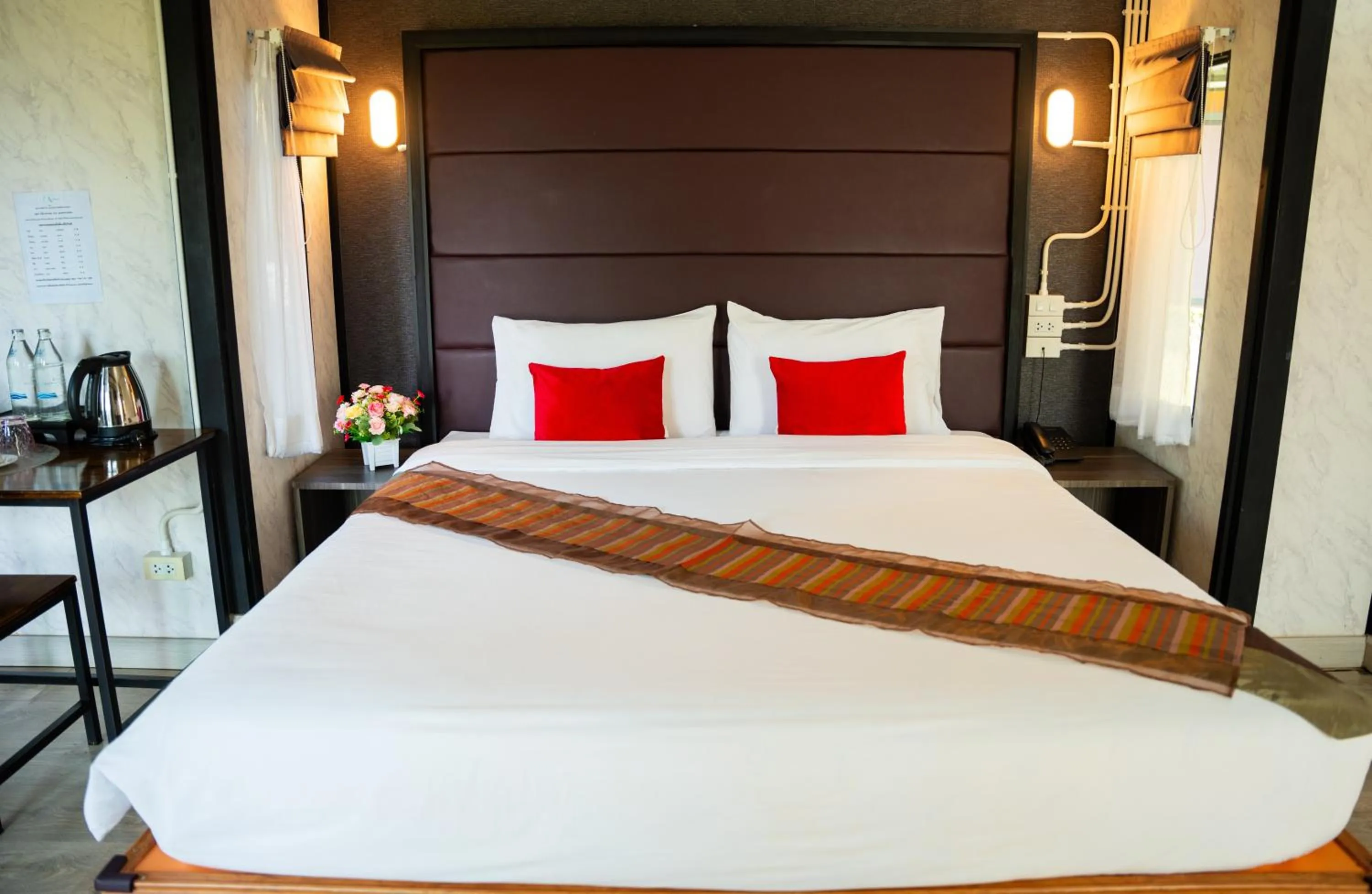 Bed in AKKARA RESORT&VILLA