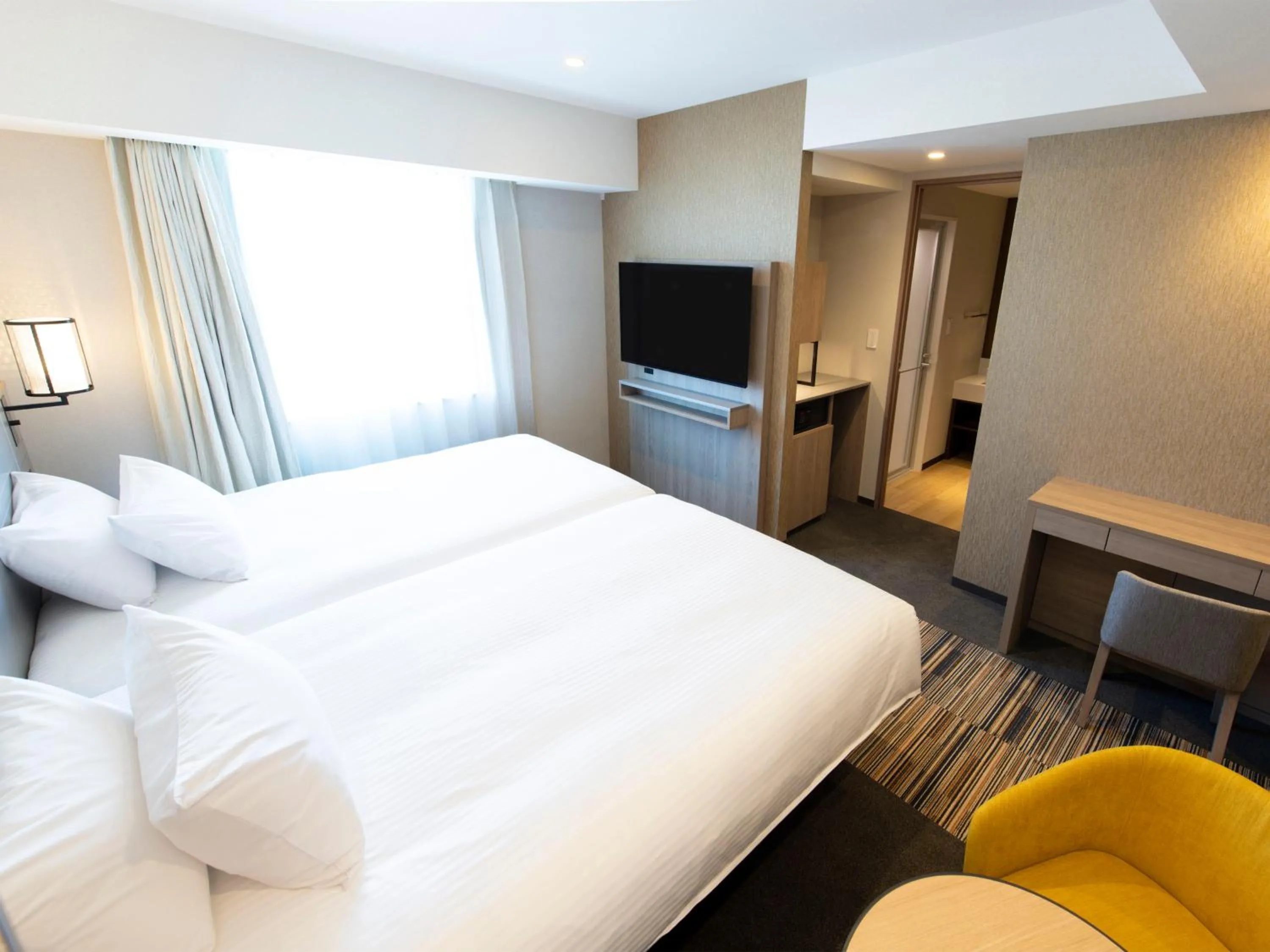 Bed in Asakusa Tobu Hotel