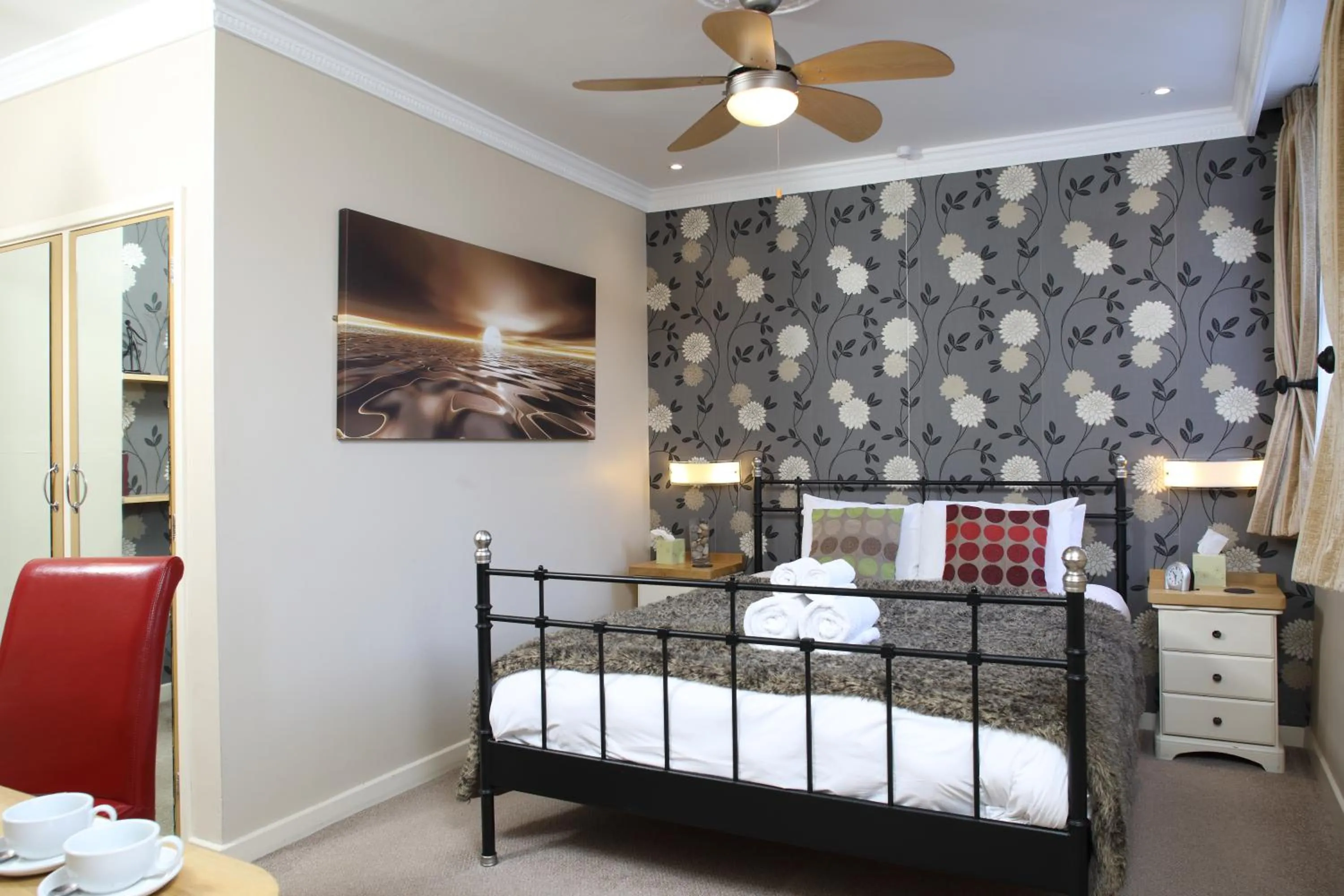 Bed in Eight Bells Inn