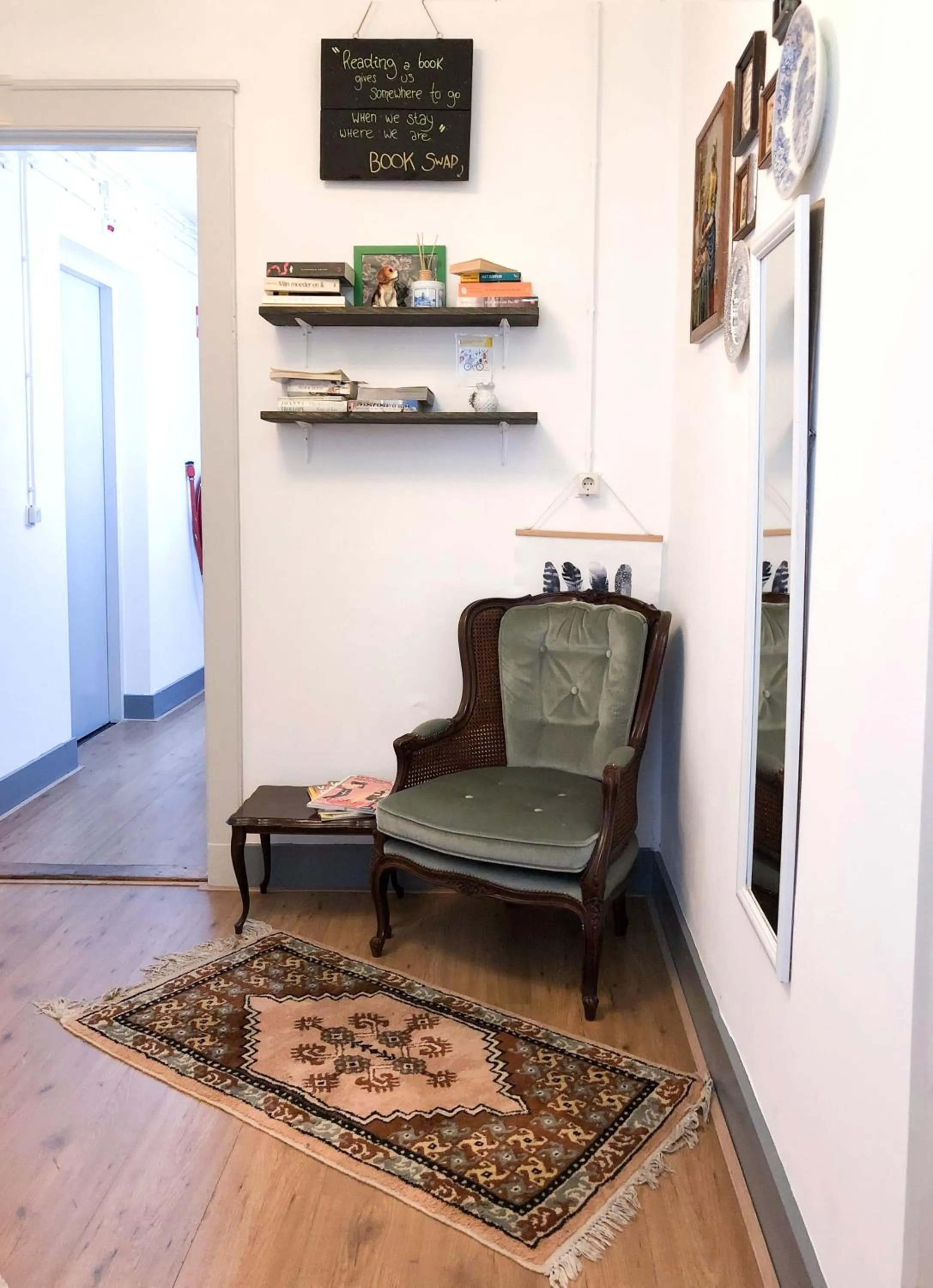 Decorative detail in Hostel ROOM Rotterdam