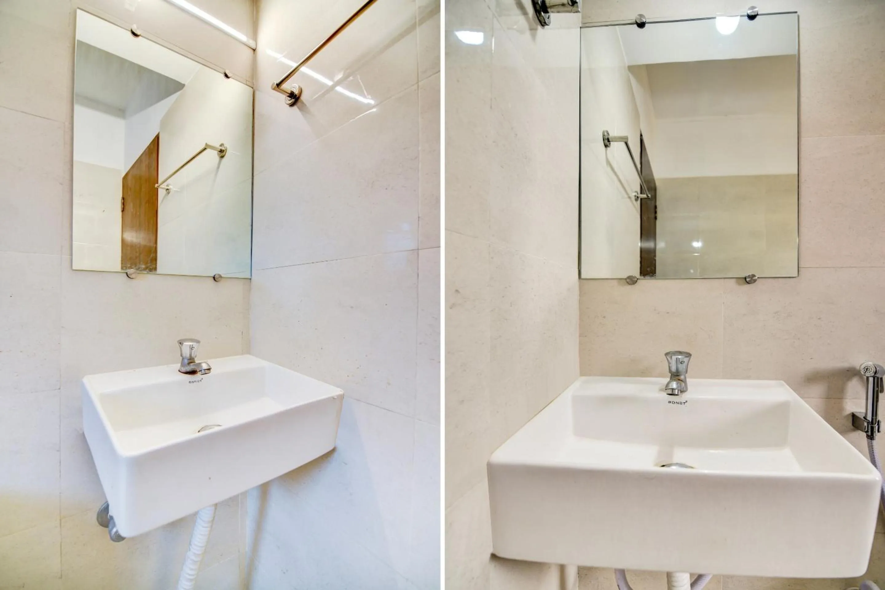 Bathroom in Hotel O Peaceful Stay Keshav Nagar.