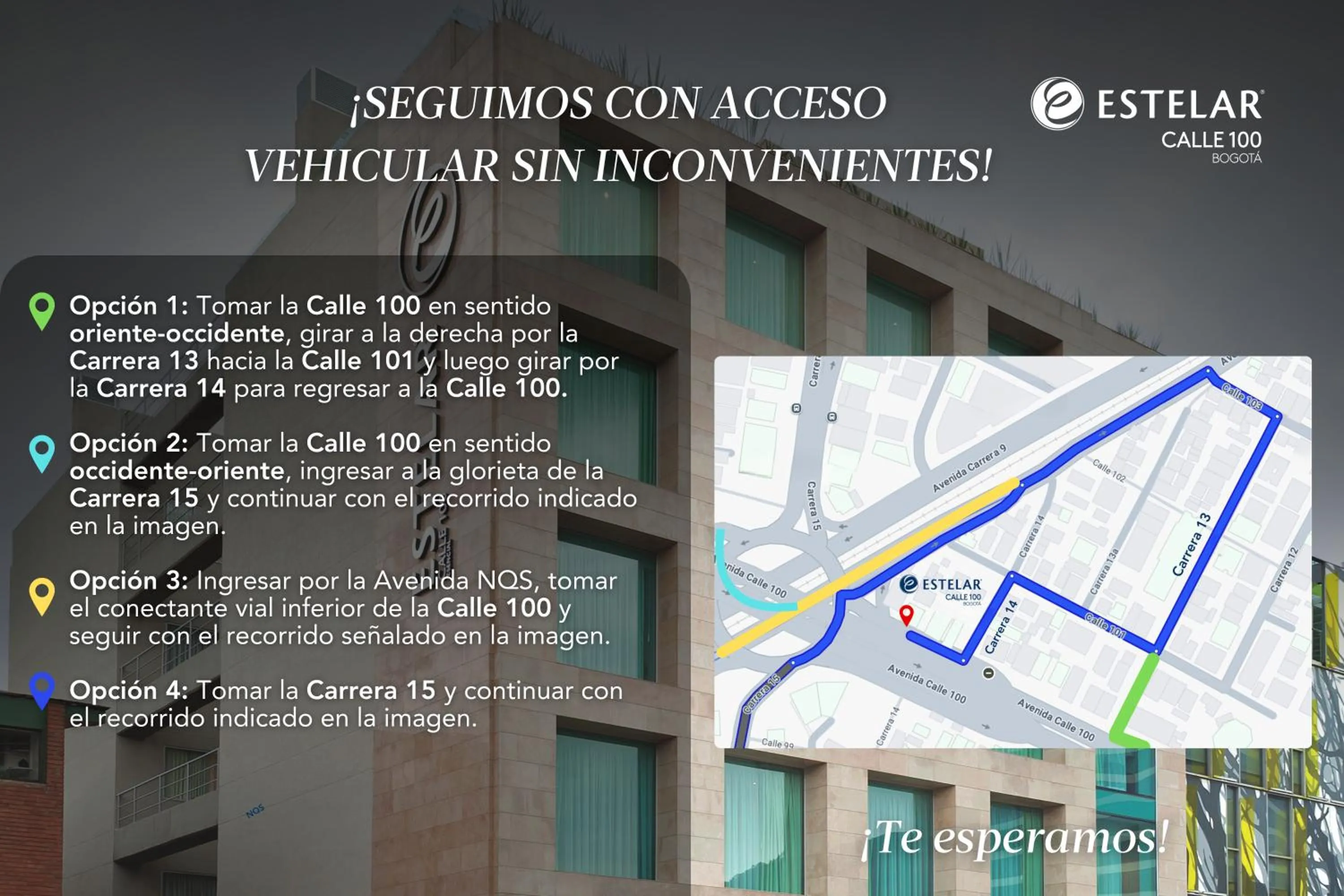 Location in Hotel Estelar Calle 100