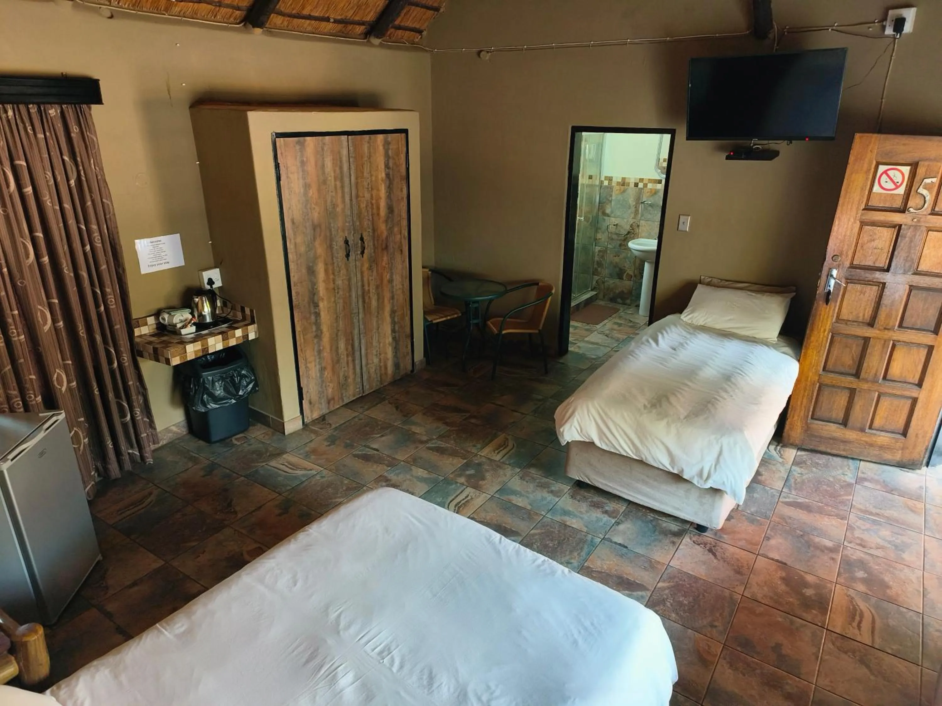 Bed in Mabalel Lodge