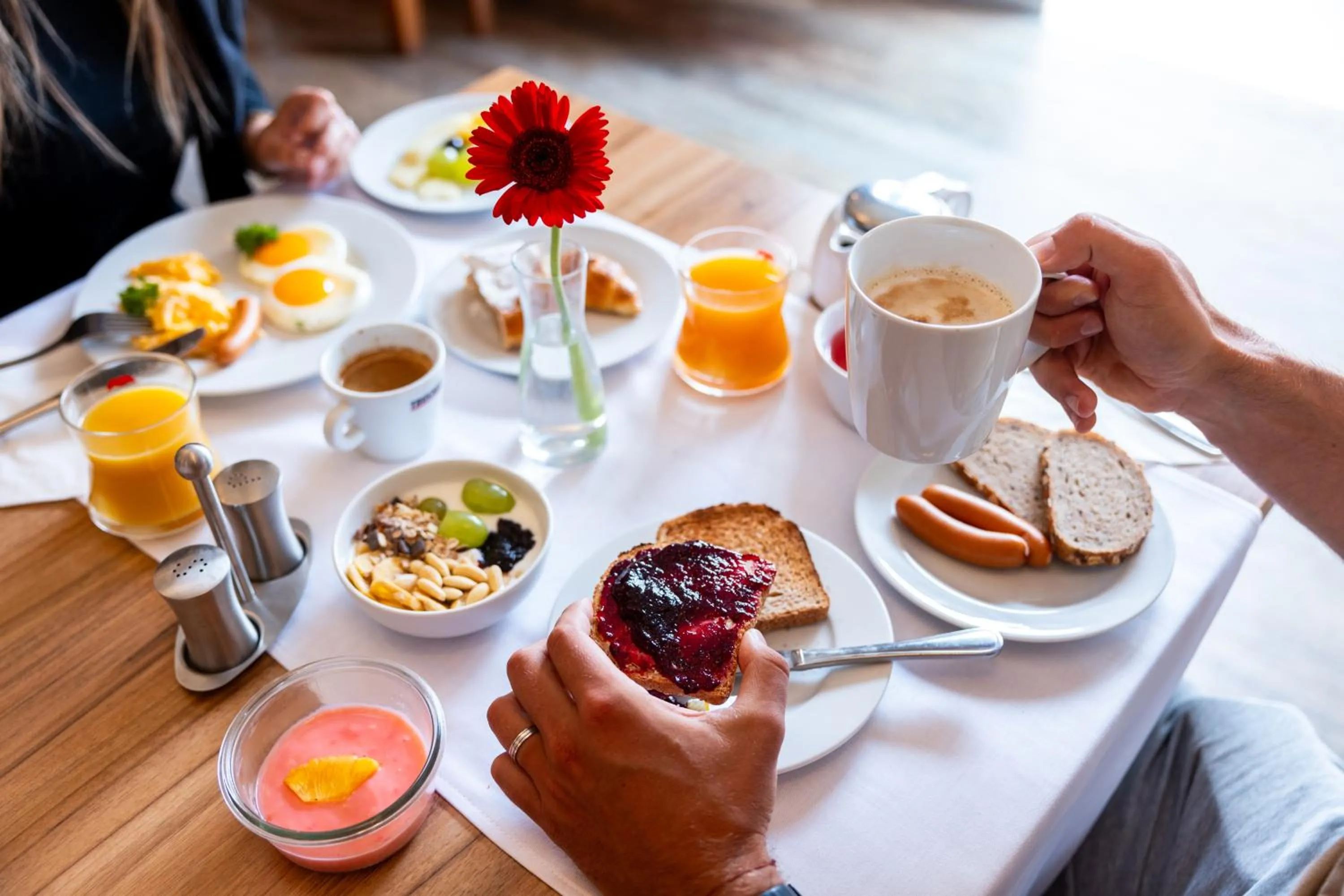 Breakfast in Pytloun Wellness Hotel Hasištejn