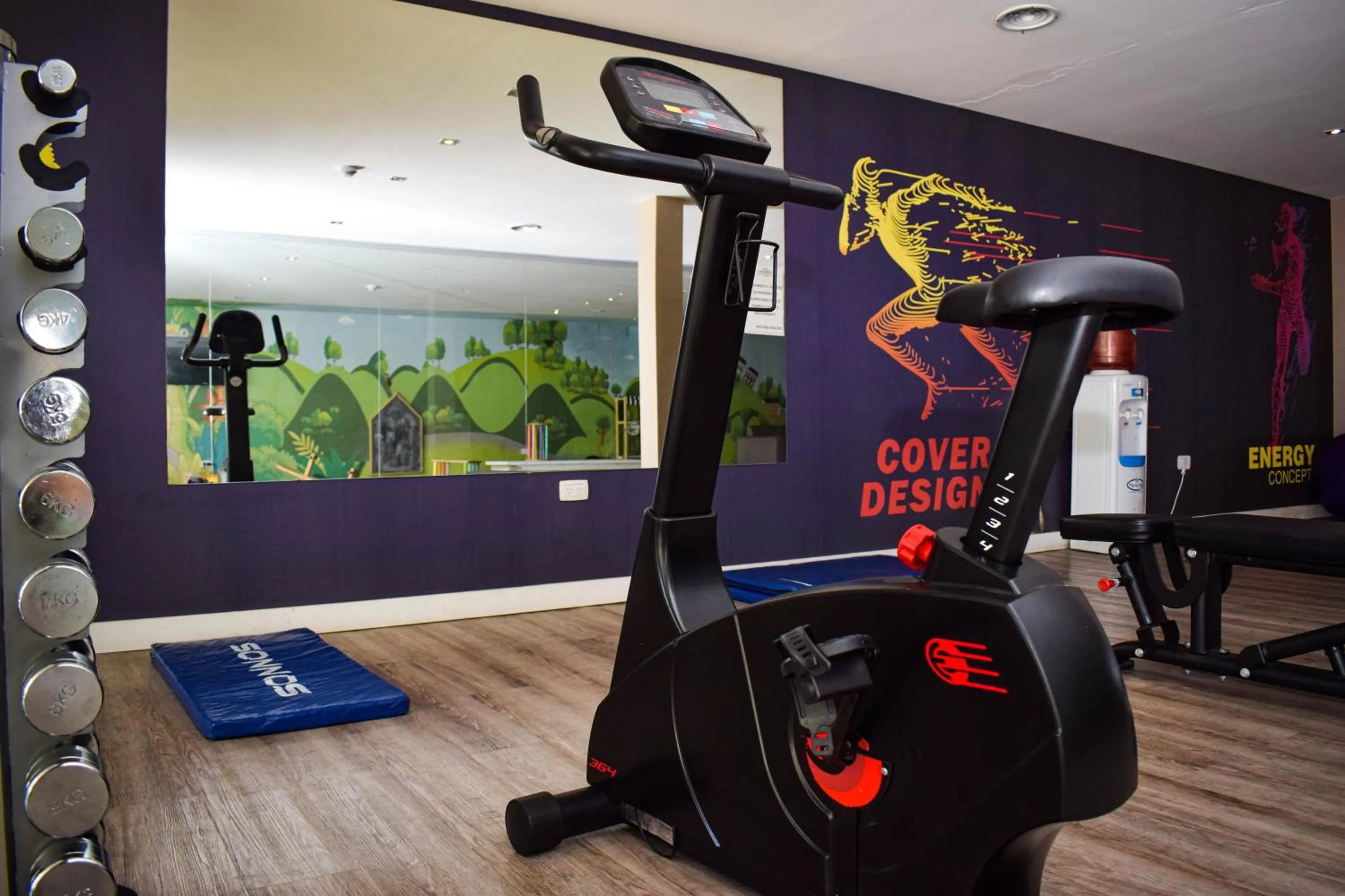 Fitness centre/facilities in Howard Johnson Plaza & Convention Center Spa La Plata