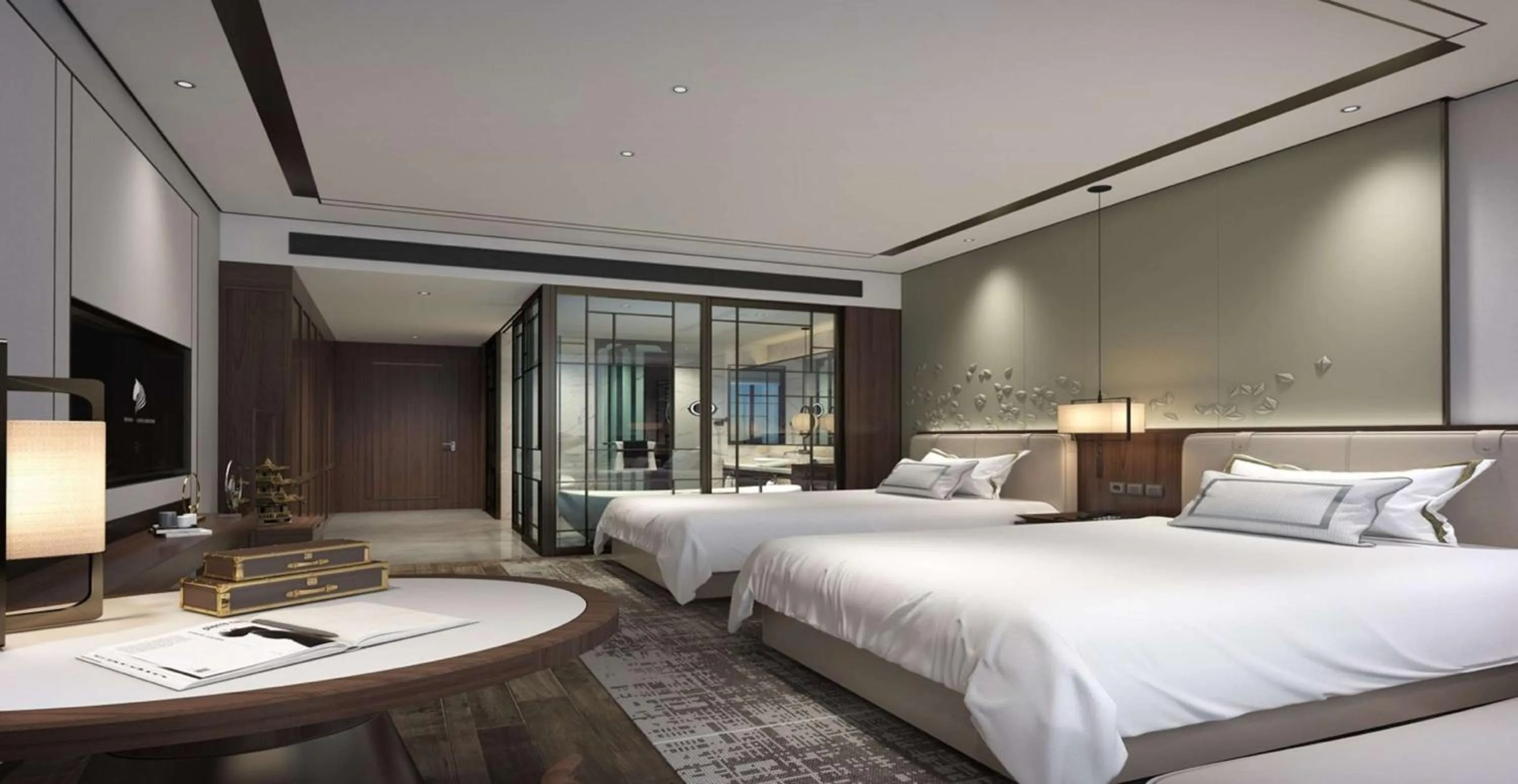 Photo of the whole room, Bed in Days Hotel by Wyndham Binjiang Changsha