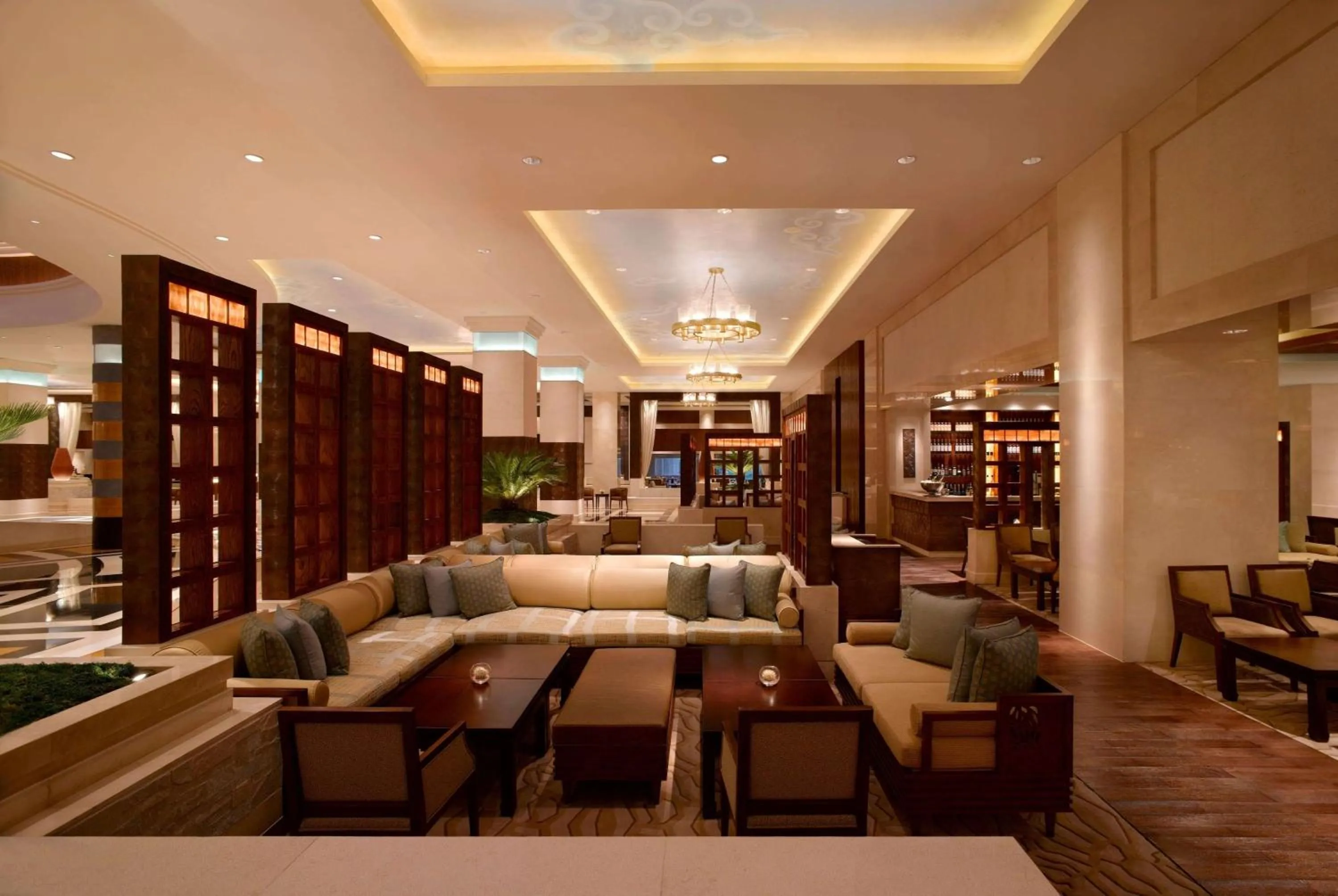 Lobby or reception in Wyndham Grand Tianjin Jingjin City