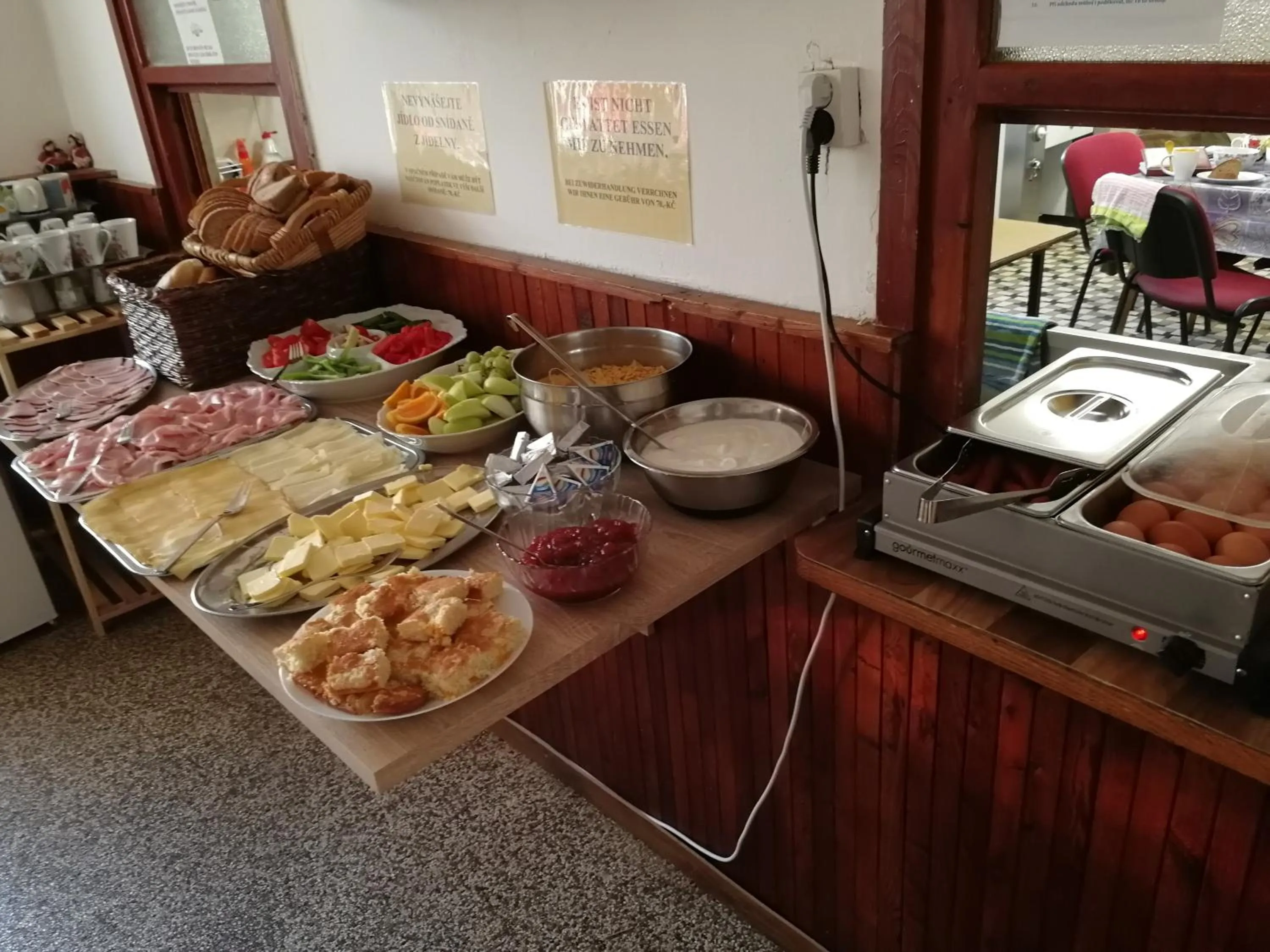 Breakfast in Hotel - penzion M&M