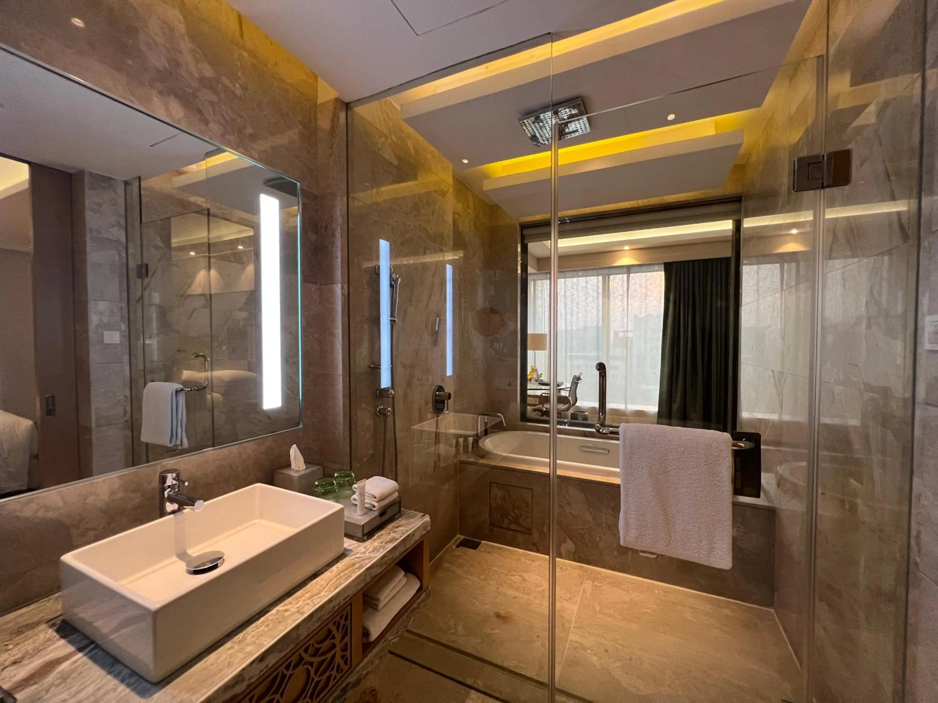Bathroom in Renaissance Dhaka Gulshan Hotel