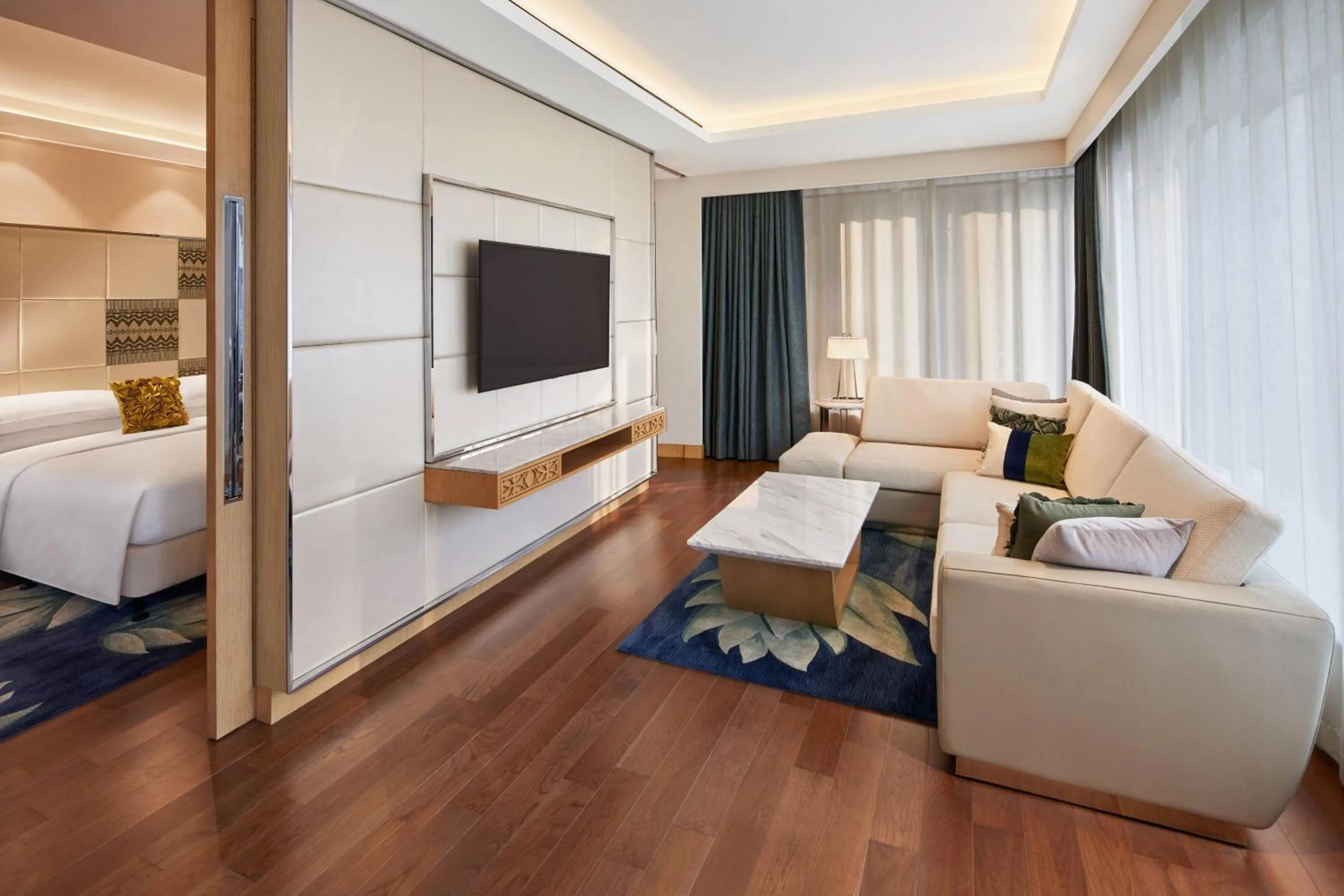 Photo of the whole room, Bed in Renaissance Dhaka Gulshan Hotel