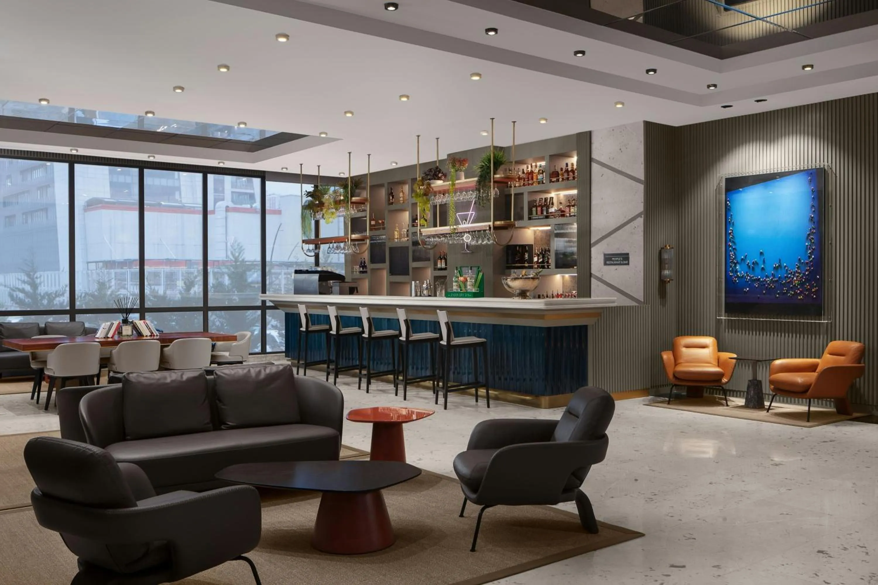 Lounge or bar in Delta Hotels by Marriott Istanbul Vadi