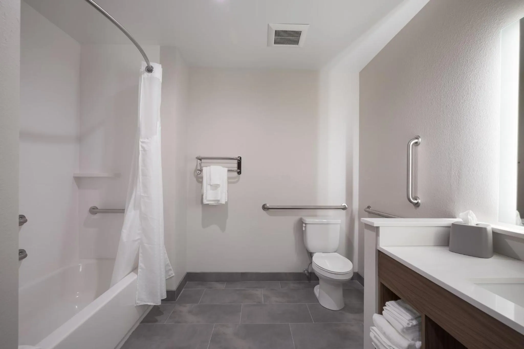 Bathroom in Holiday Inn Express & Suites Chicago - Hoffman Estates by IHG
