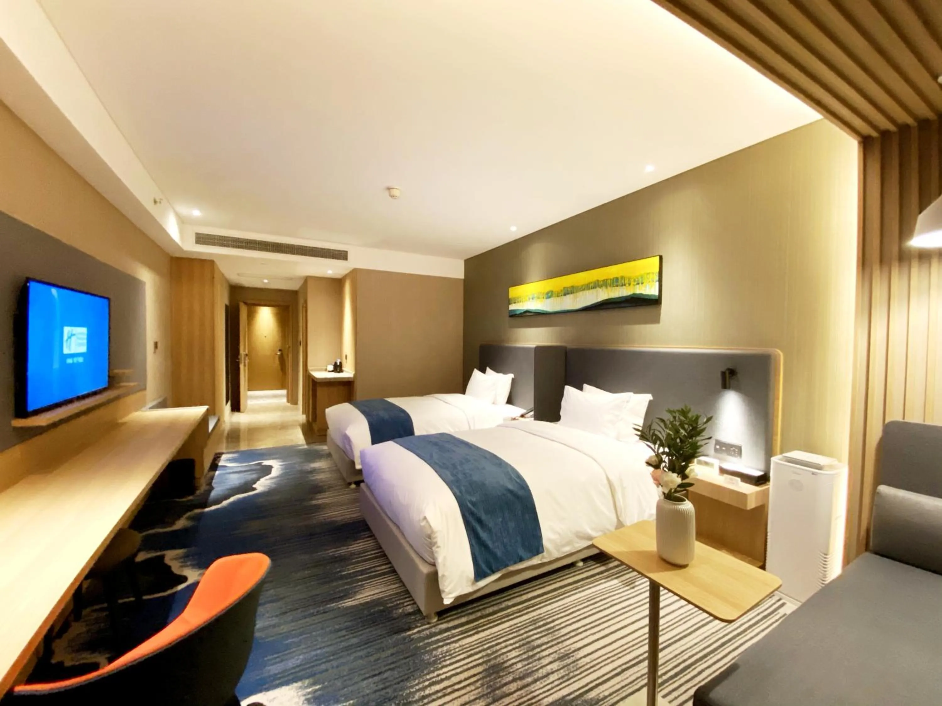 Bed in Holiday Inn Express Liaocheng Chiping by IHG