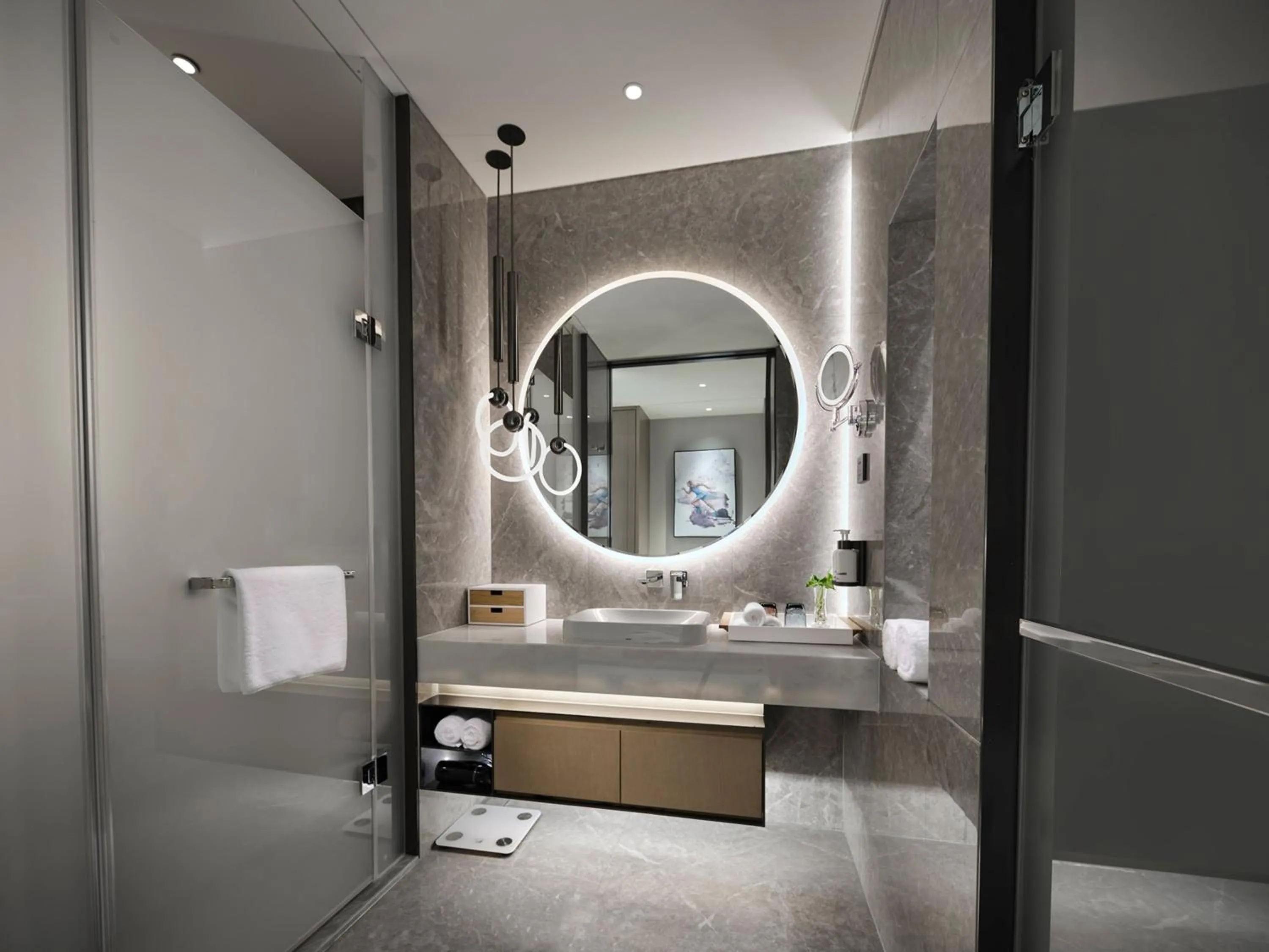Bathroom in EVEN Hotel Nanjing Yangtze River by IHG