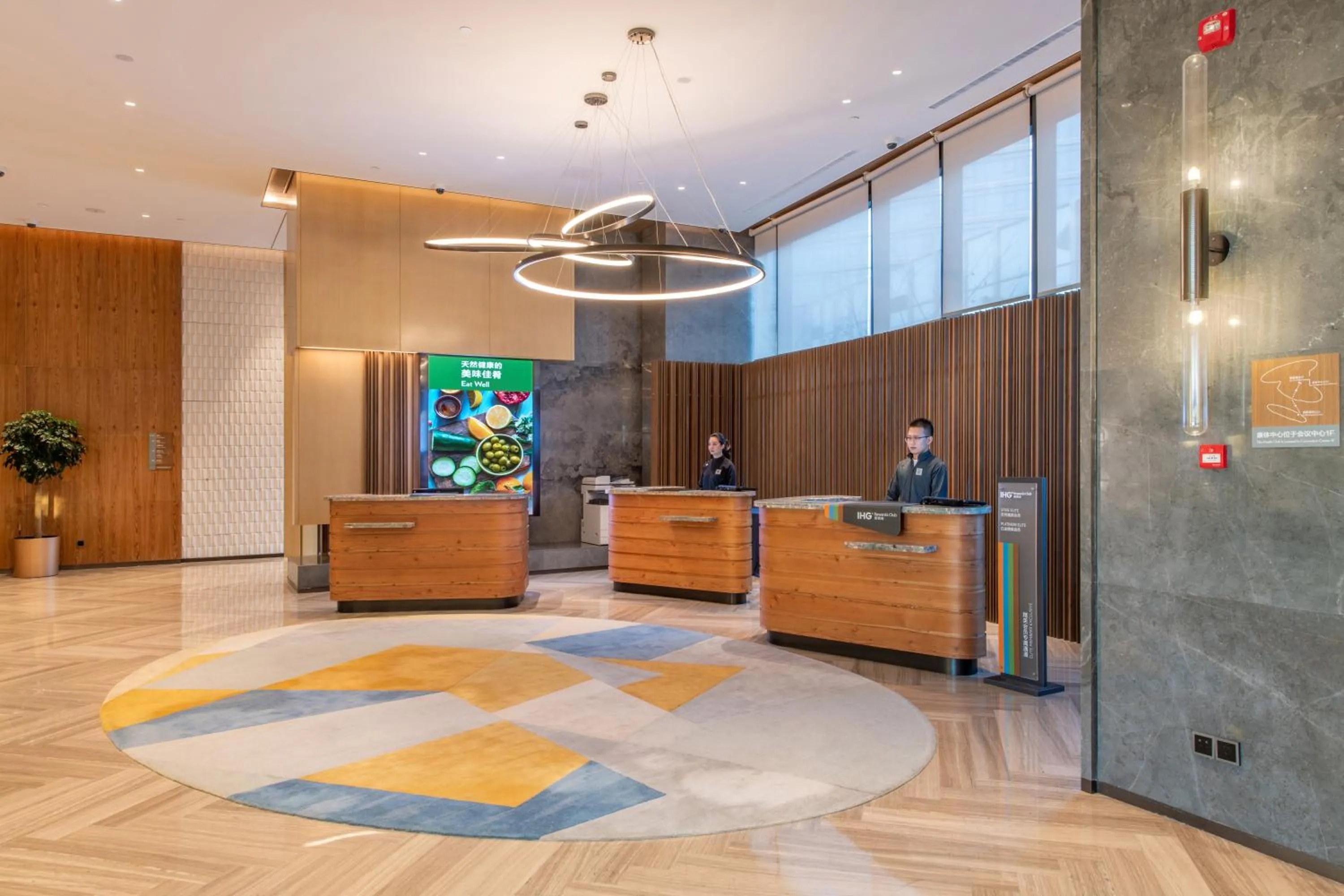 Property building in EVEN Hotel Nanjing Yangtze River by IHG