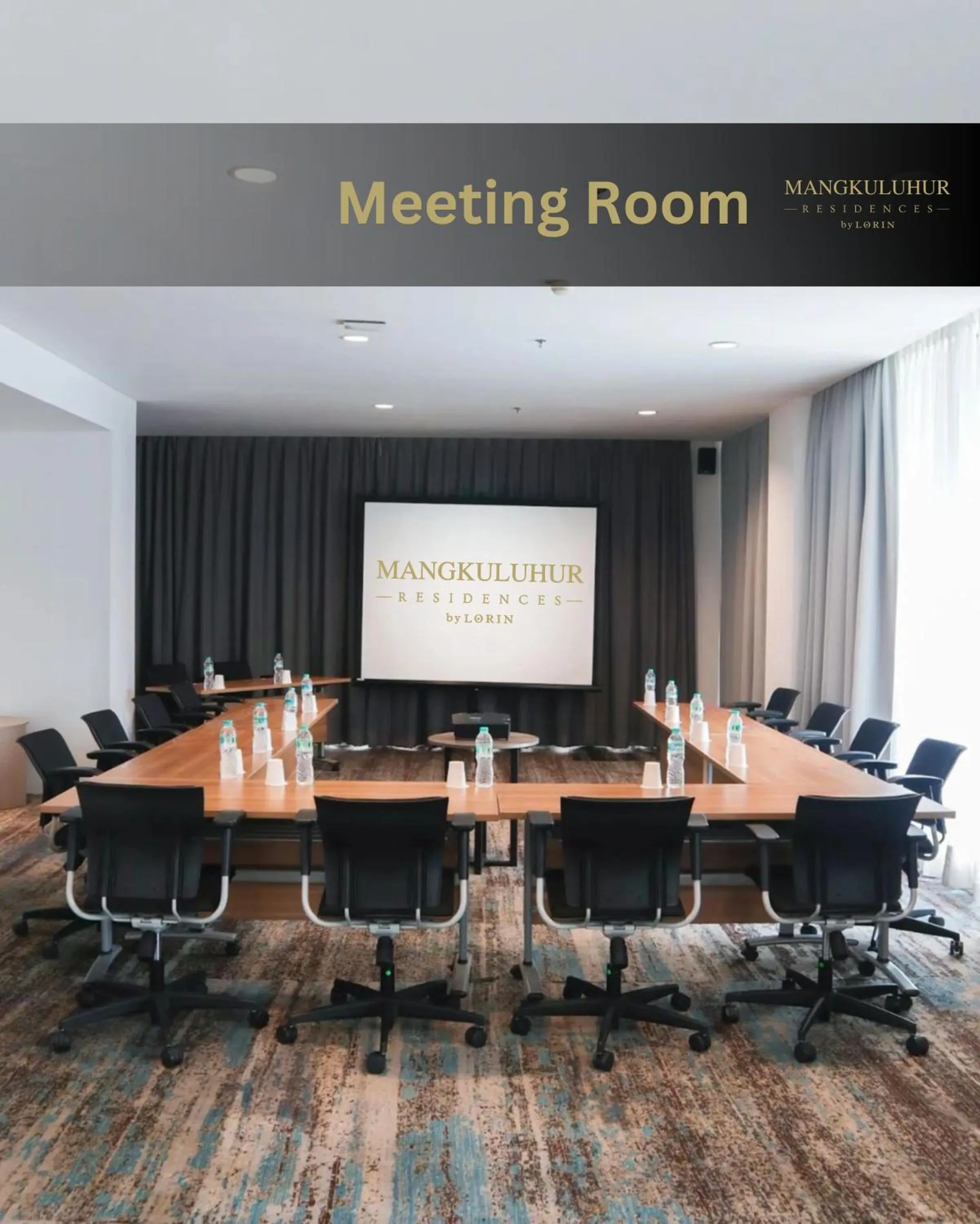 Meeting/conference room in Mangkuluhur Residences by Lorin