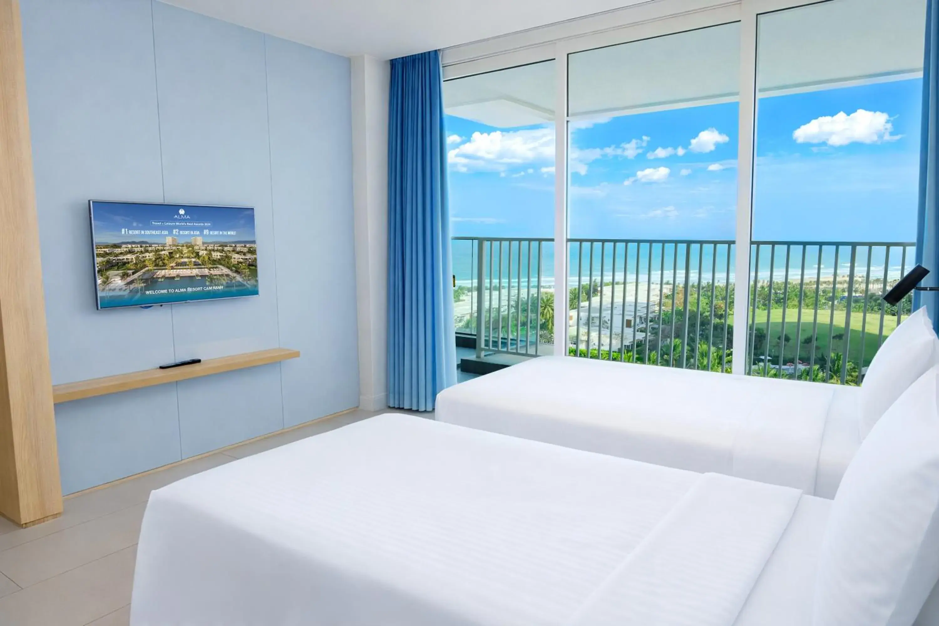 1 Bedroom Suite with Terrace Ocean View - 70sqm - Twin Bed in Alma Resort Cam Ranh 1 Bedroom Suite with Terrace Ocean View - 70sqm - Twin Bed in Alma Resort Cam Ranh