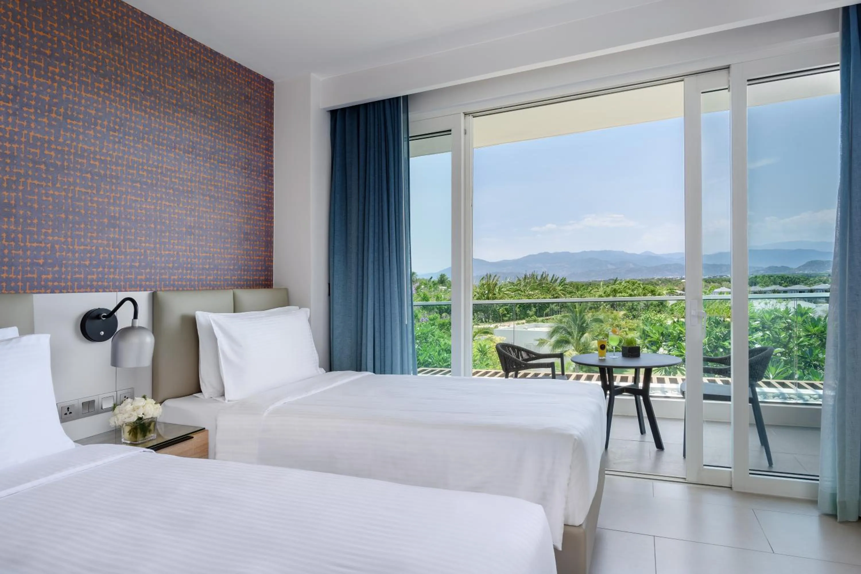 2 Bedroom Suite Pavilion, with Terrace, Ocean View - 1 King & 1 Twin in Alma Resort Cam Ranh