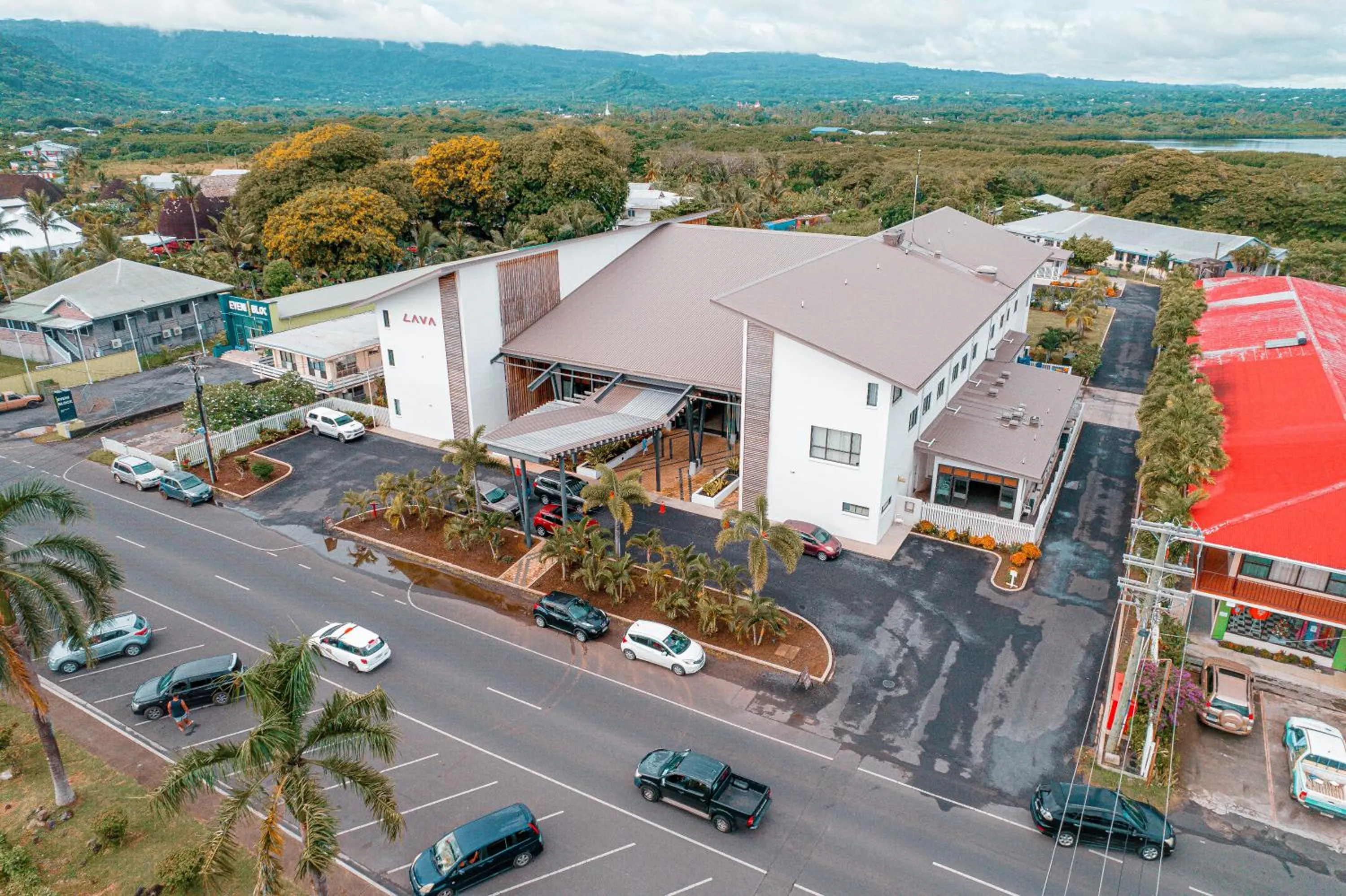 Property building in Lava Hotel