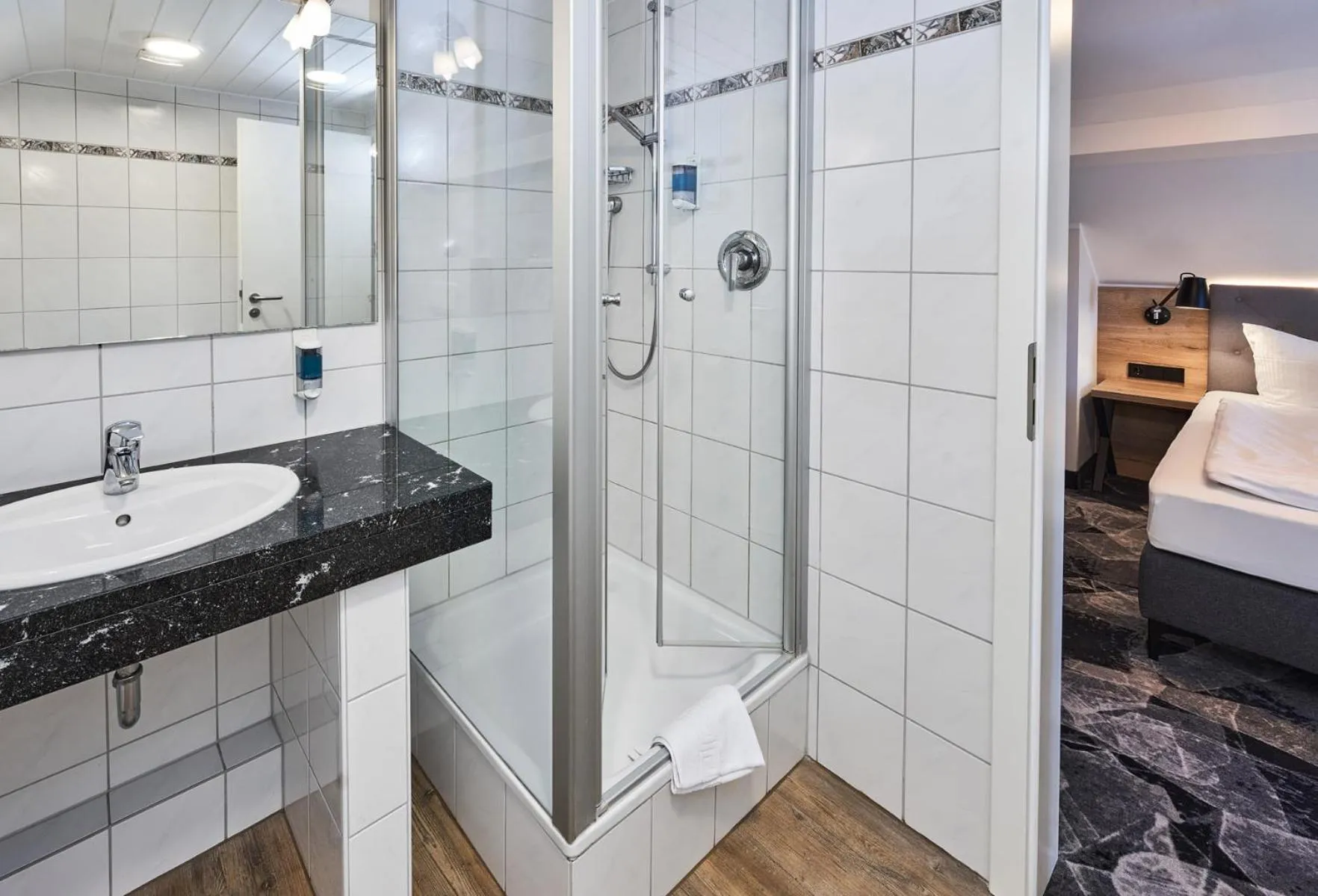 Bathroom in Das Landhotel am Trätzhof Fulda