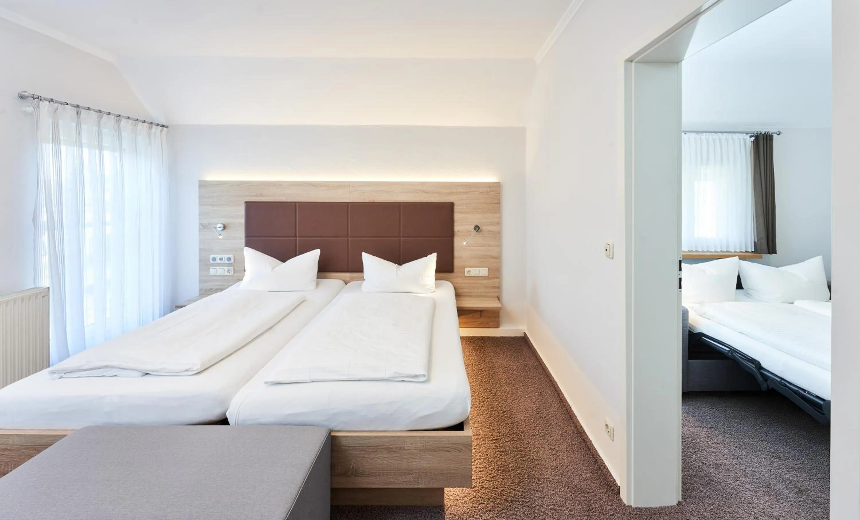 Bed in Das Landhotel am Trätzhof Fulda