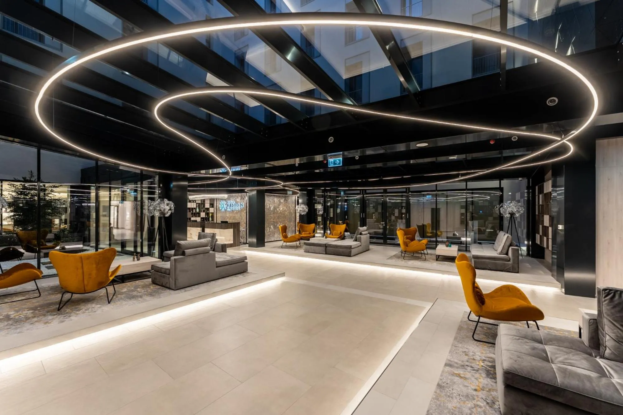 Lobby or reception in Hotel Vision Budapest by Continental Group