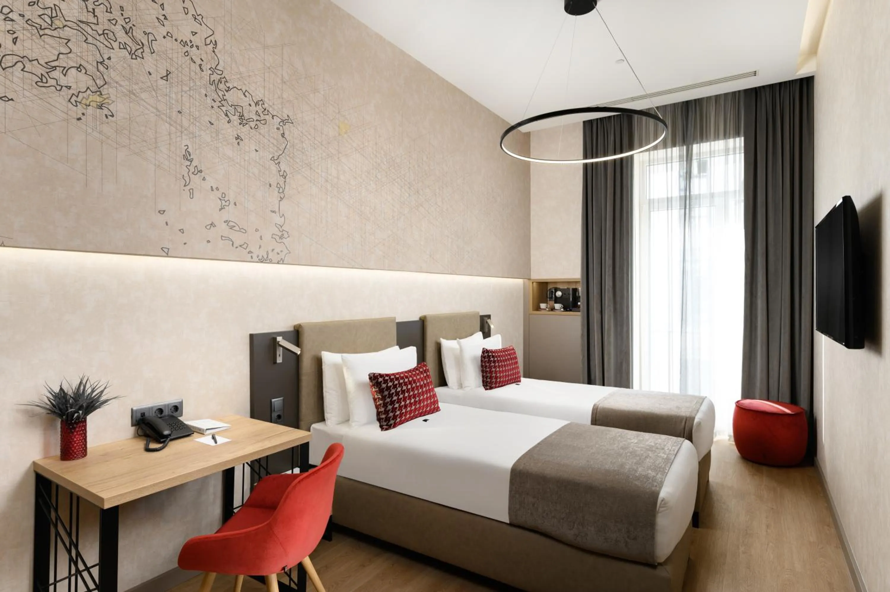 Bedroom, Bed in Hotel Vision Budapest by Continental Group