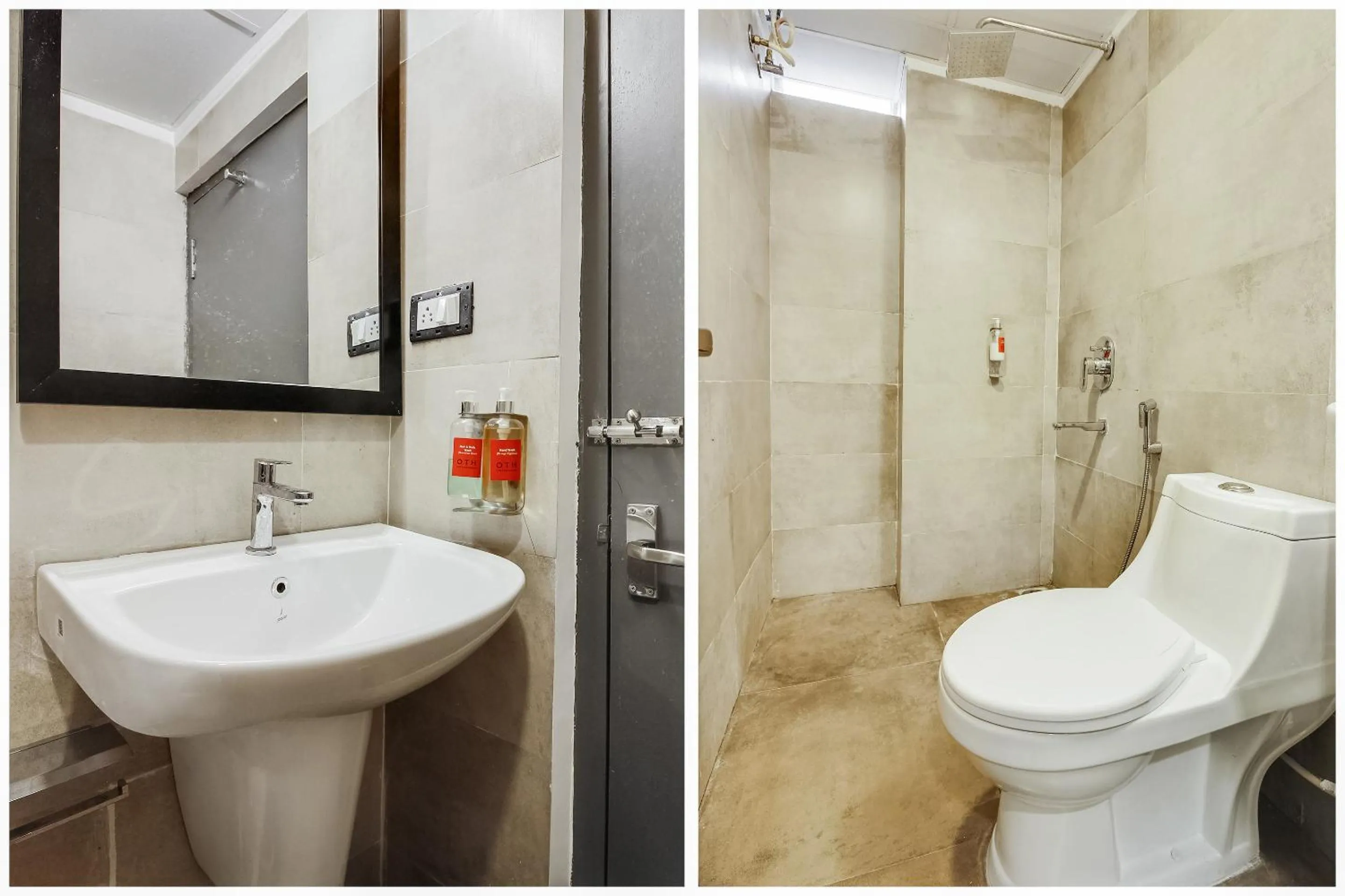 Bathroom in Super Townhouse 359 Begumpet Near Hyderabad Central