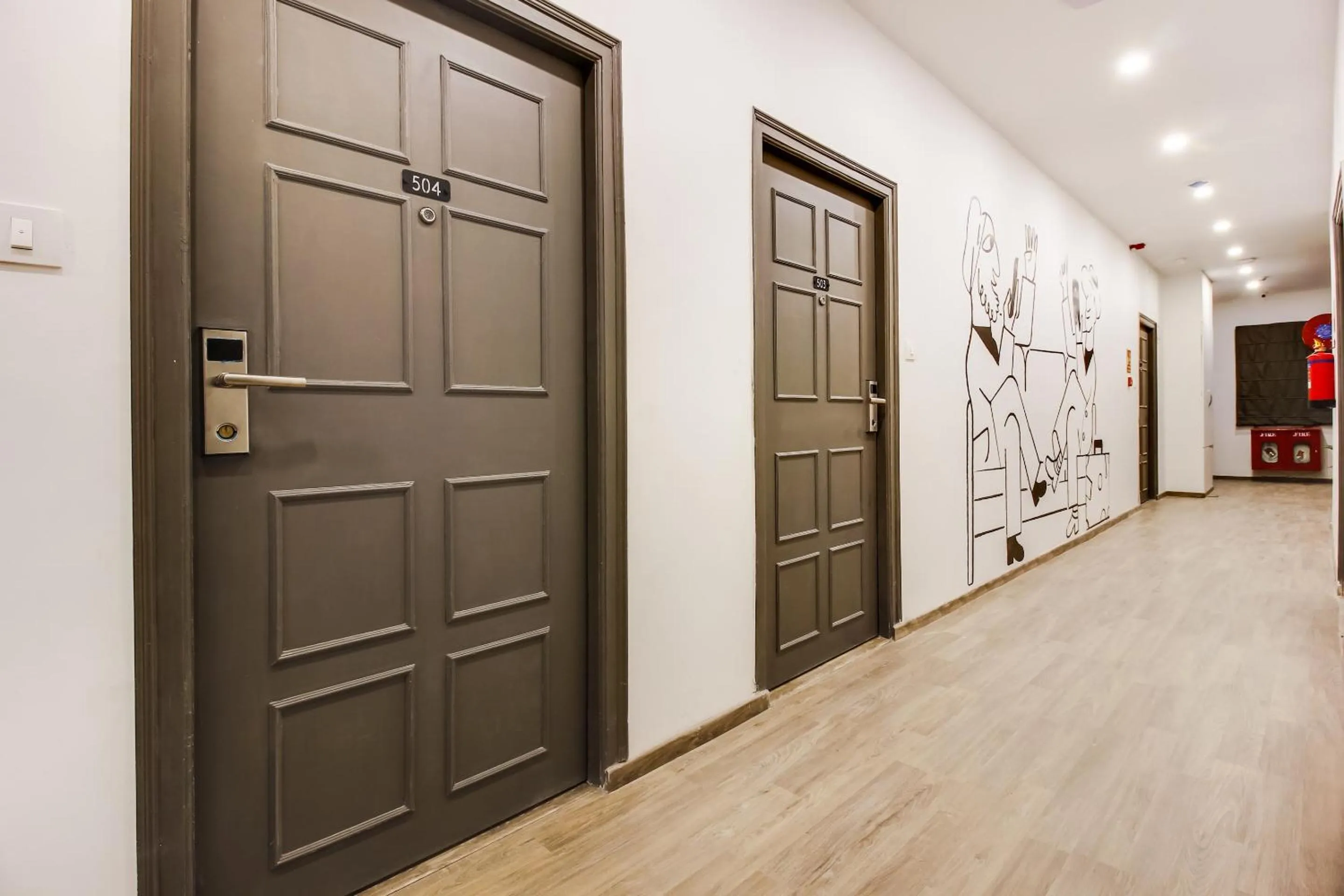 Lobby or reception in Super Townhouse De Alphabet