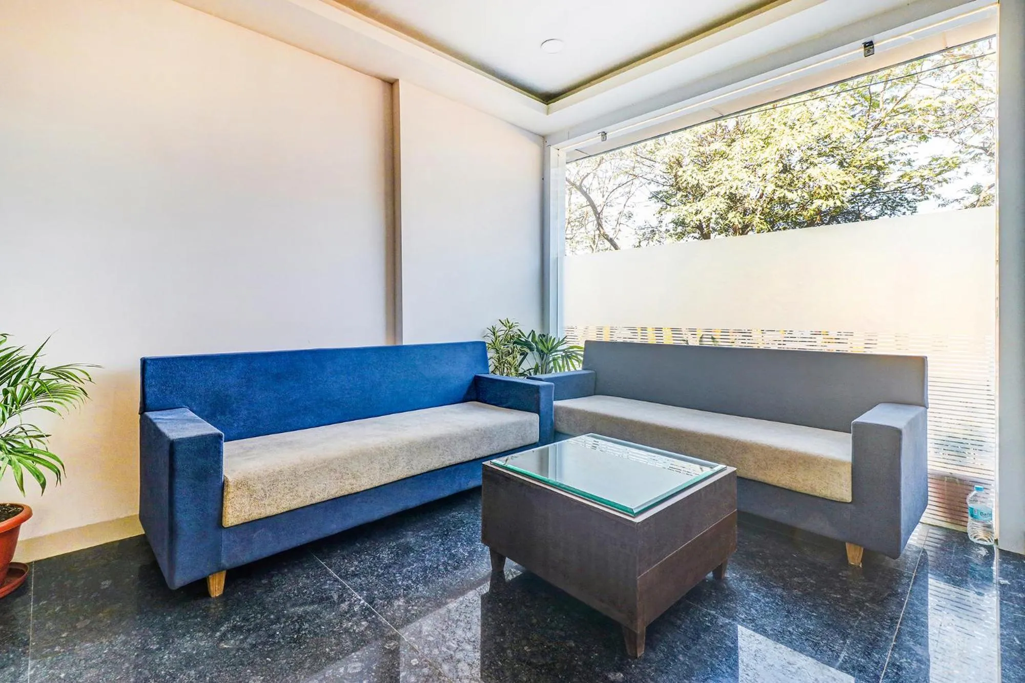 Seating area in FabHotel Meera Palace