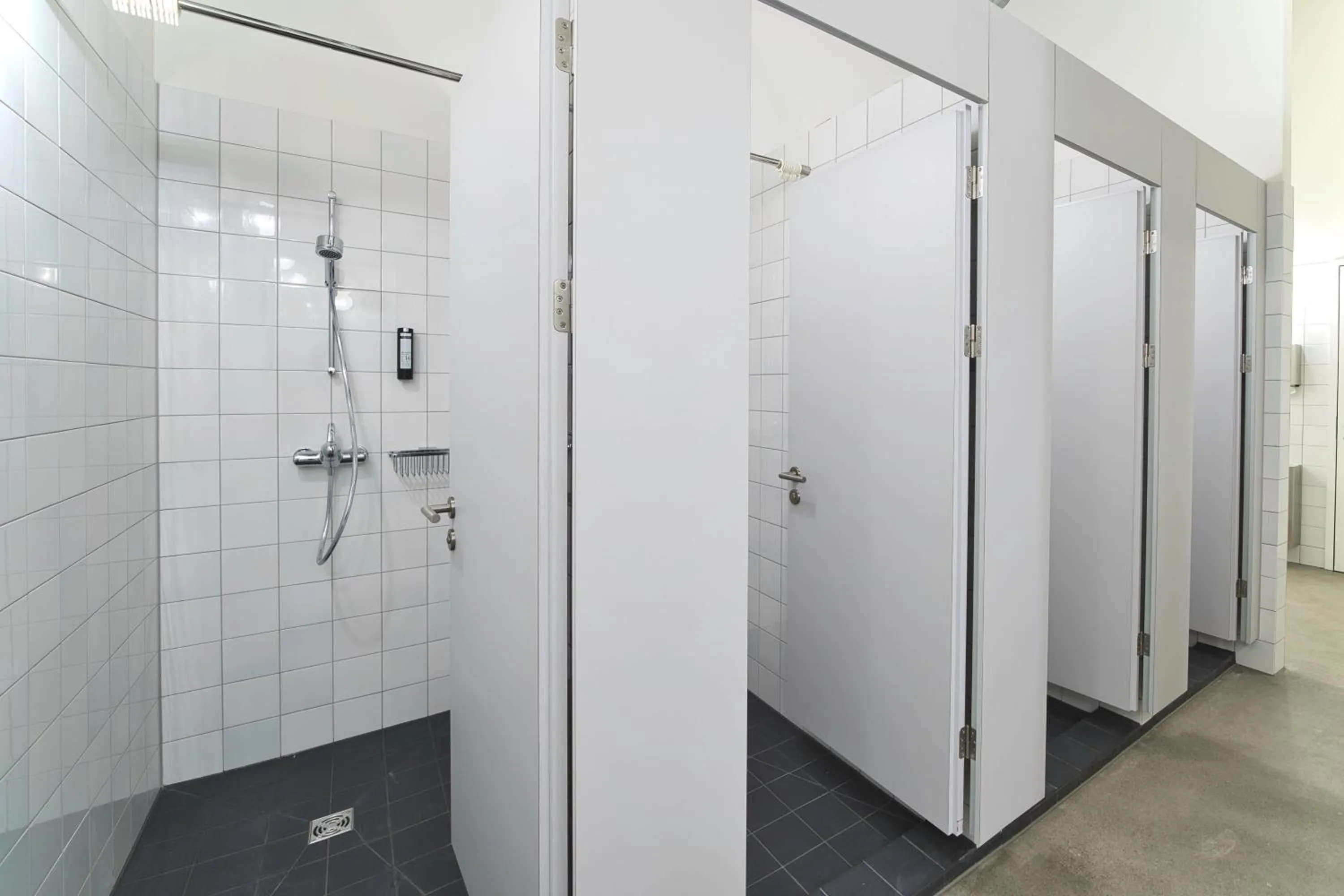 Shower in Silo Design & Boutique Hostel Basel