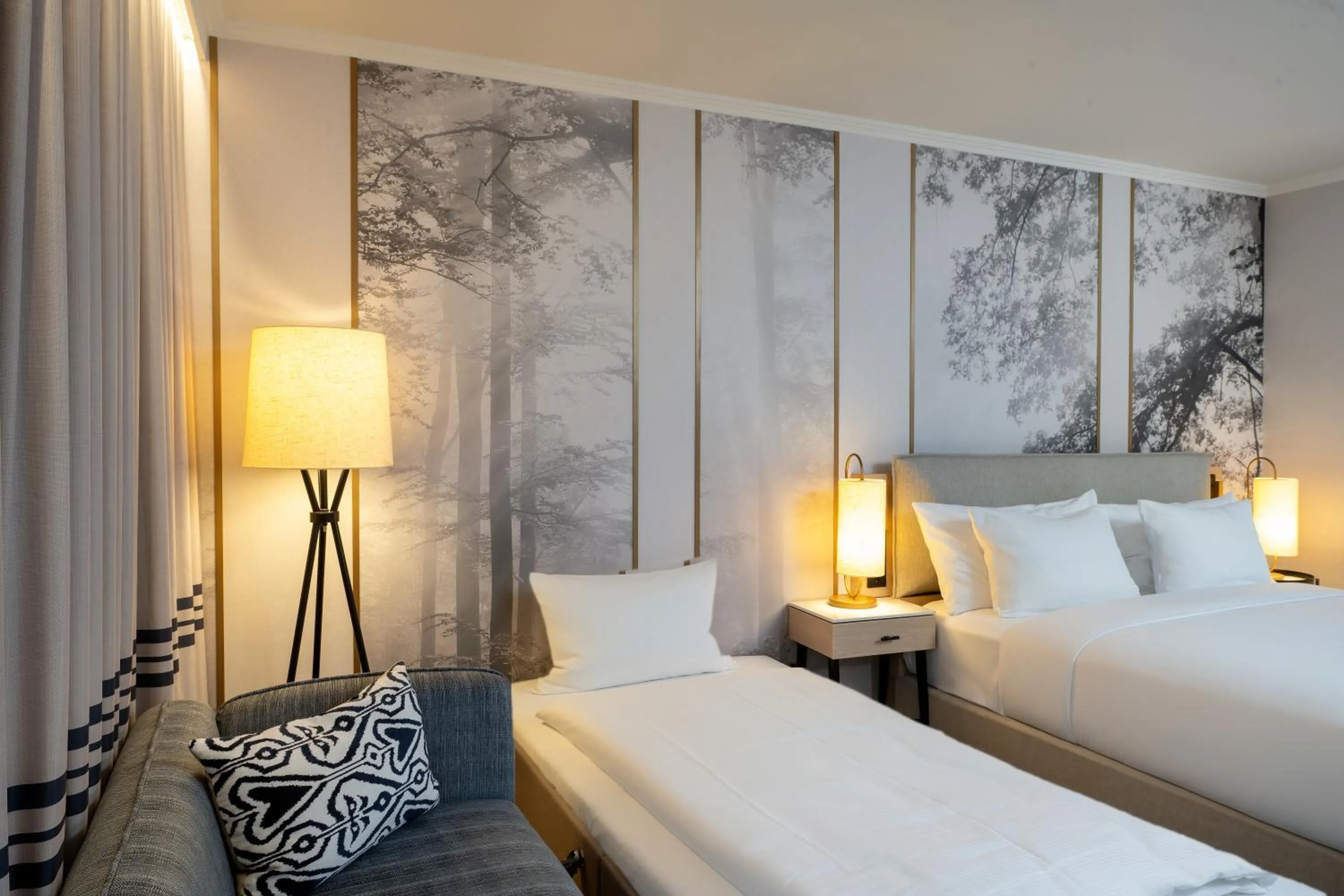 Bed in DoubleTree by Hilton Berlin Ku'damm