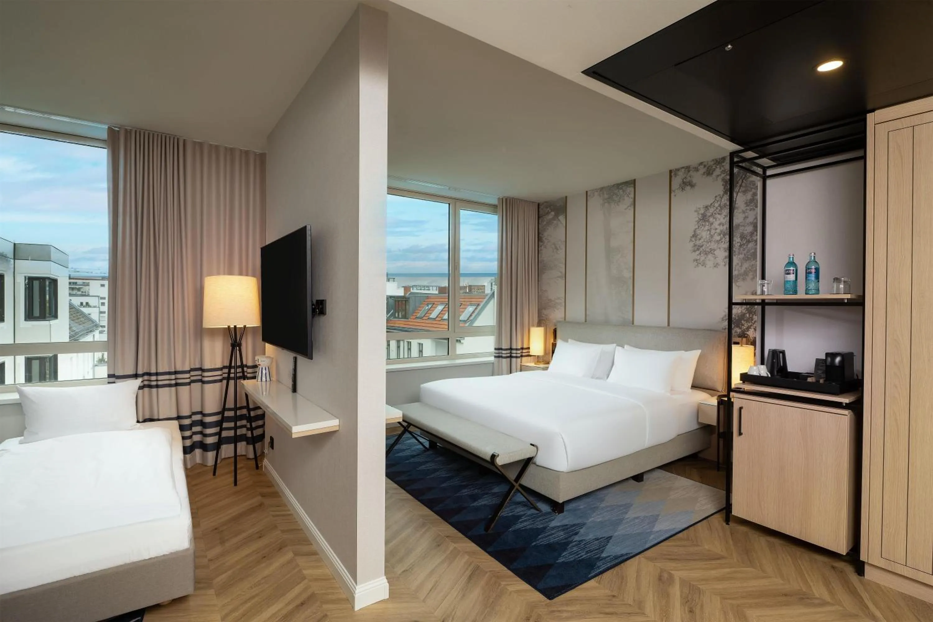 Bed in DoubleTree by Hilton Berlin Ku'damm