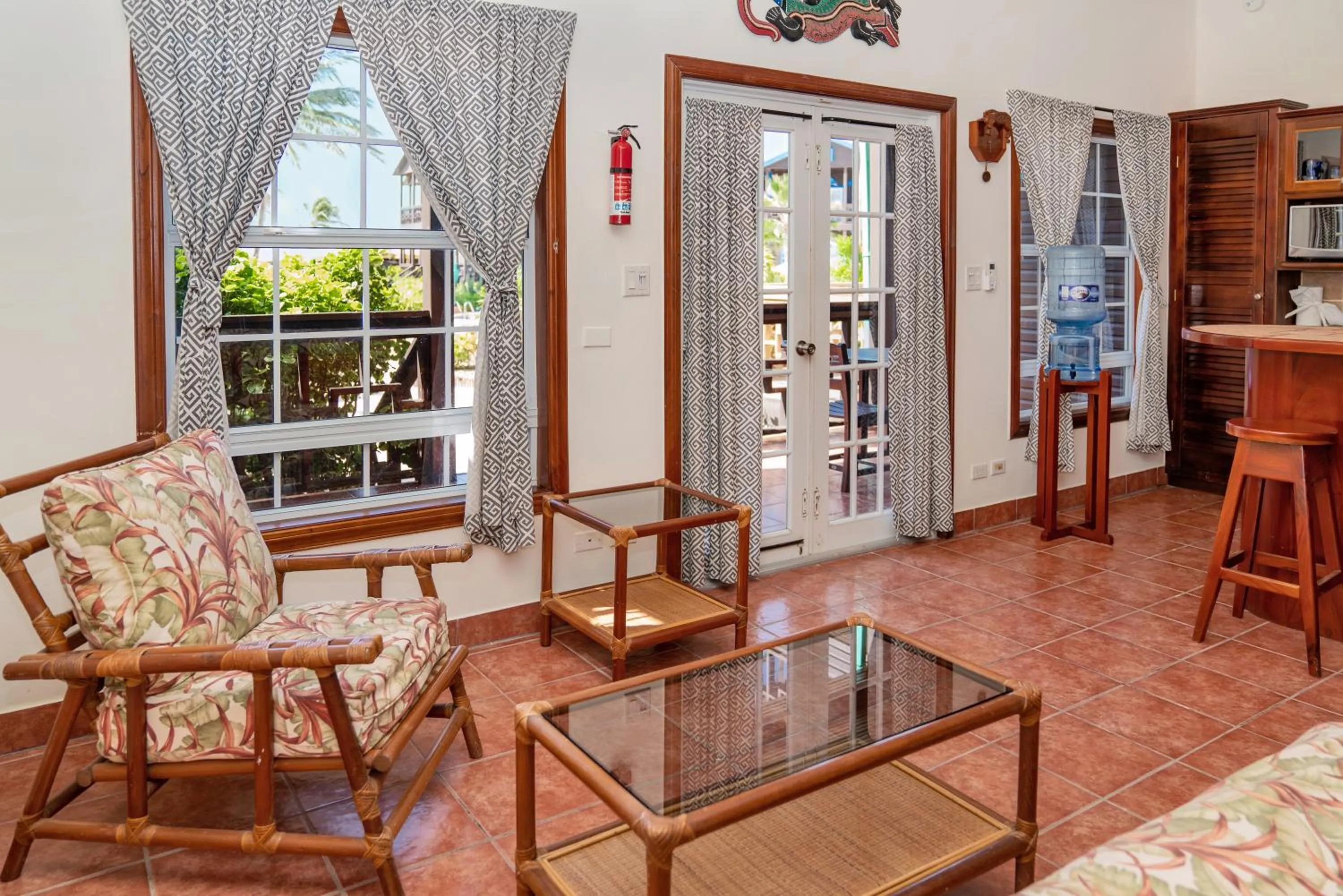 Living room in X'tan Ha- The Waterfront